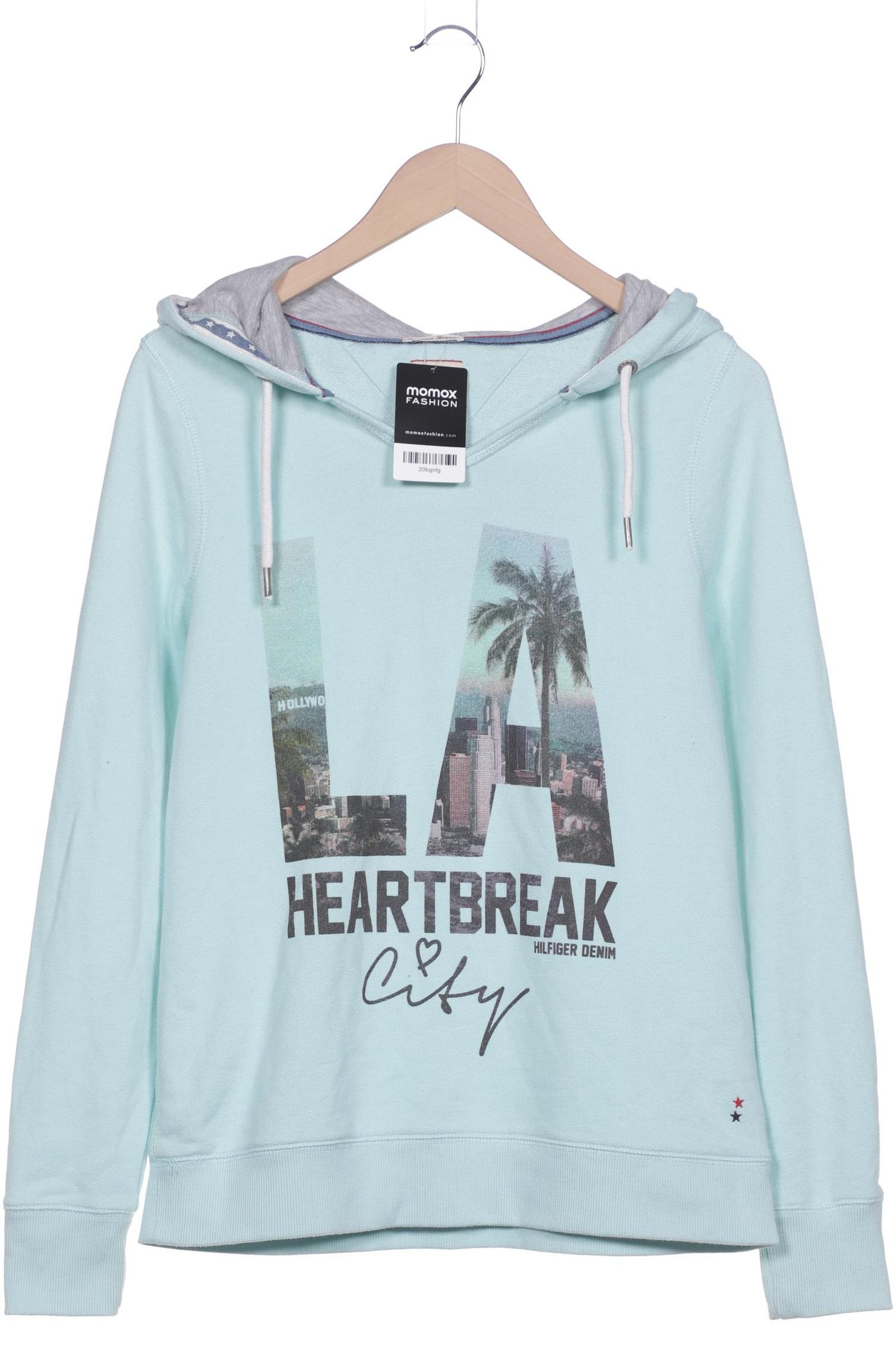 

Hilfiger Denim Damen Kapuzenpullover, türkis, Gr. 42