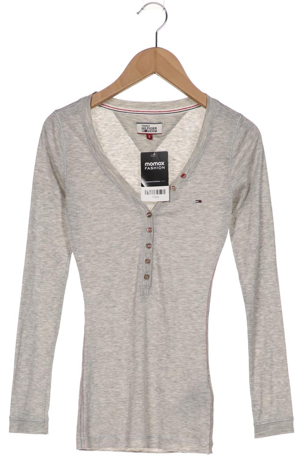 

Hilfiger Denim Damen Langarmshirt, grau, Gr. 36