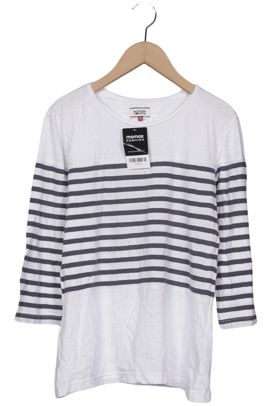 

Hilfiger Denim Damen Langarmshirt, weiß, Gr. 38