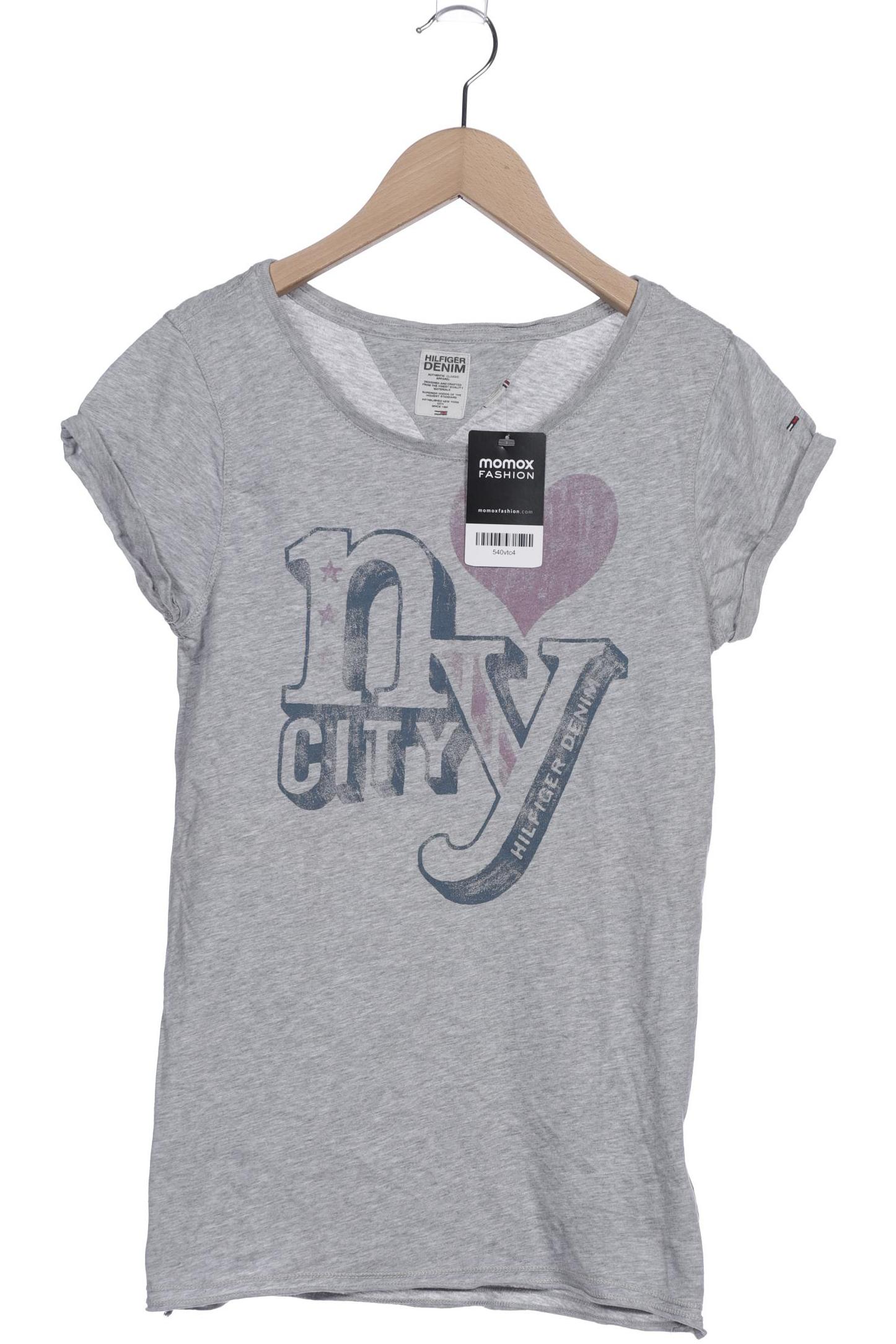 

Hilfiger Denim Damen T-Shirt, grau, Gr. 34