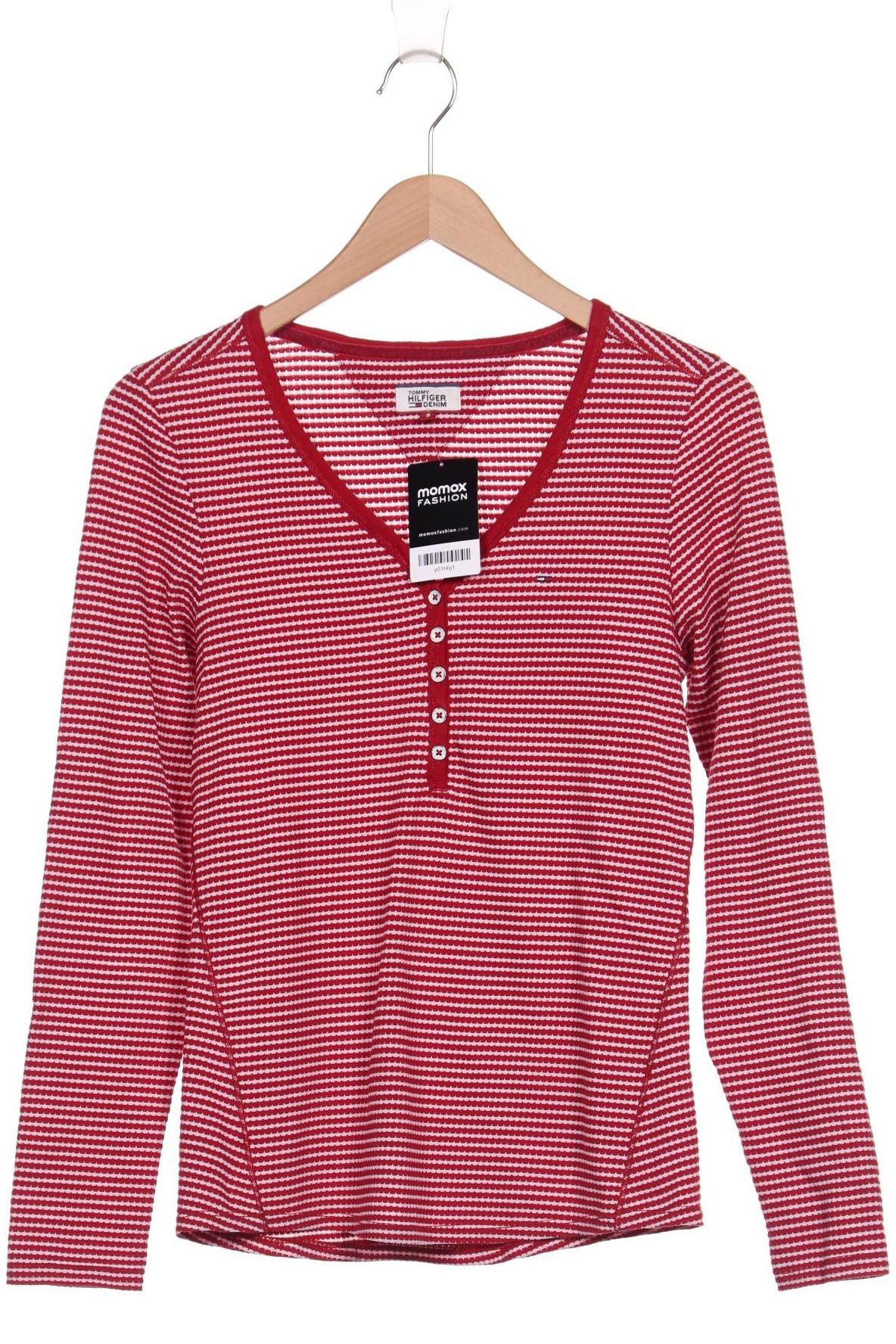 

Hilfiger Denim Damen Langarmshirt, rot, Gr. 36