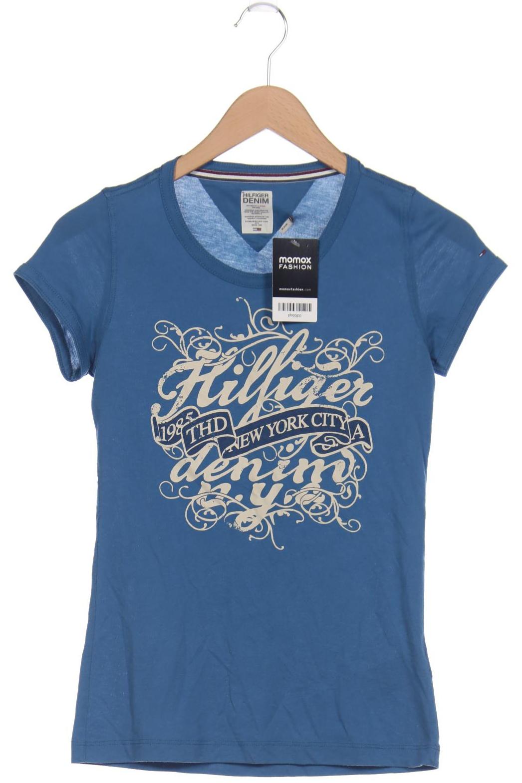 

Hilfiger Denim Damen T-Shirt, blau, Gr. 38