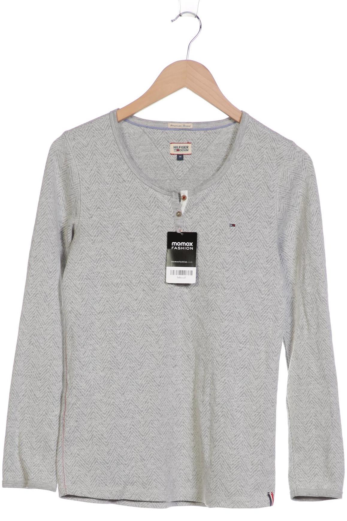 

Hilfiger Denim Damen Langarmshirt, grau, Gr. 38