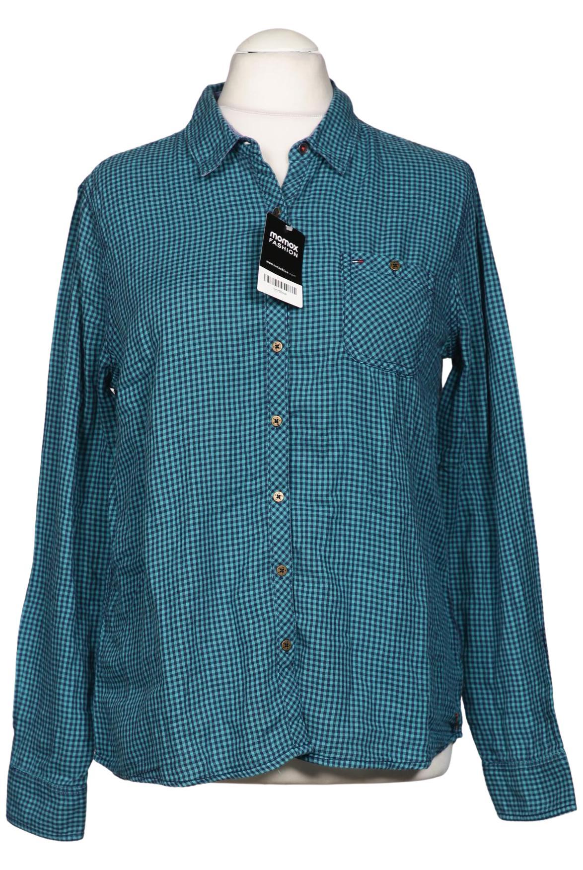 

Hilfiger Denim Damen Bluse, türkis, Gr. 44