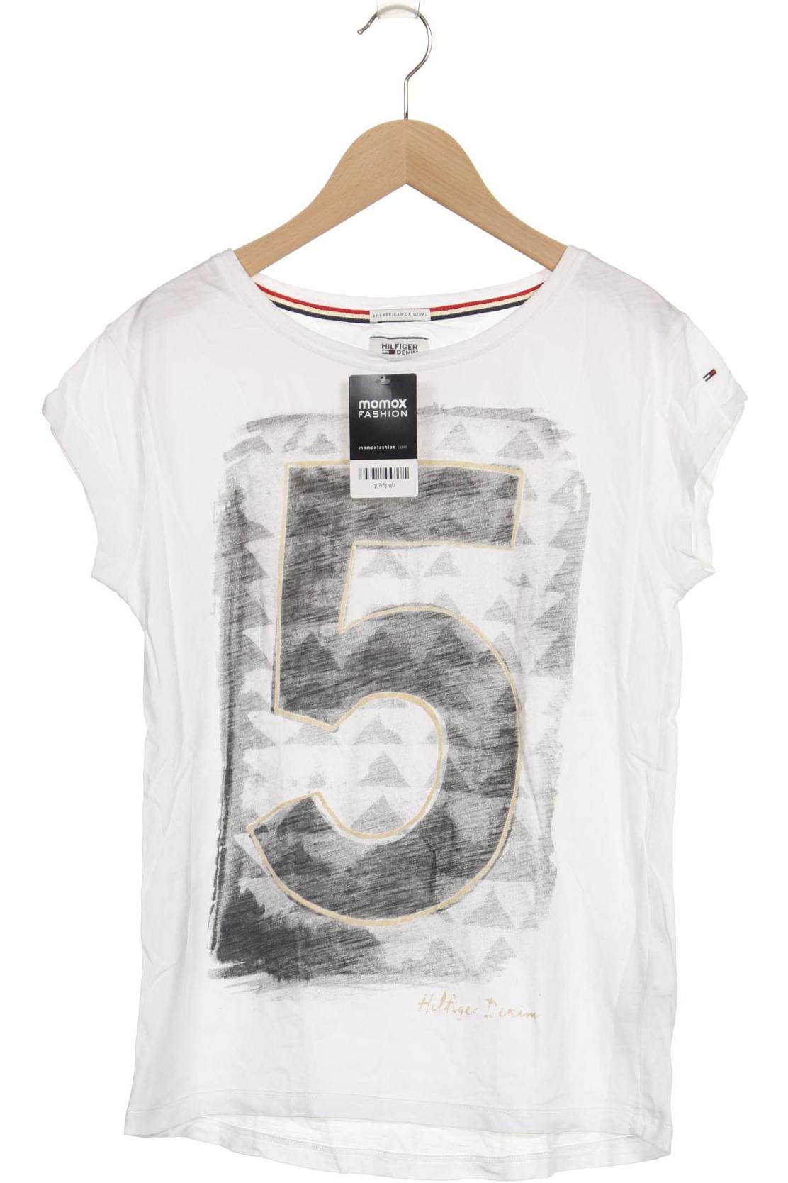 

Hilfiger Denim Damen T-Shirt, weiß, Gr. 34