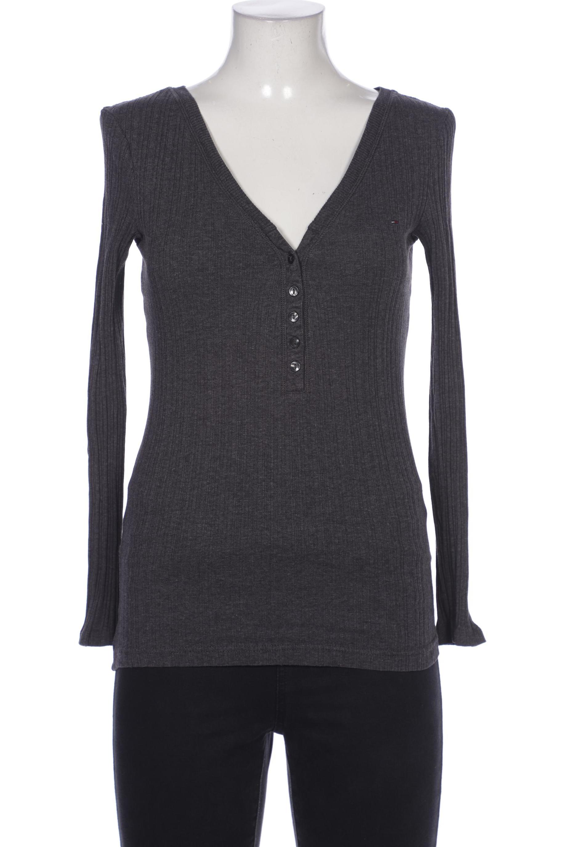 

Hilfiger Denim Damen Langarmshirt, grau, Gr. 38