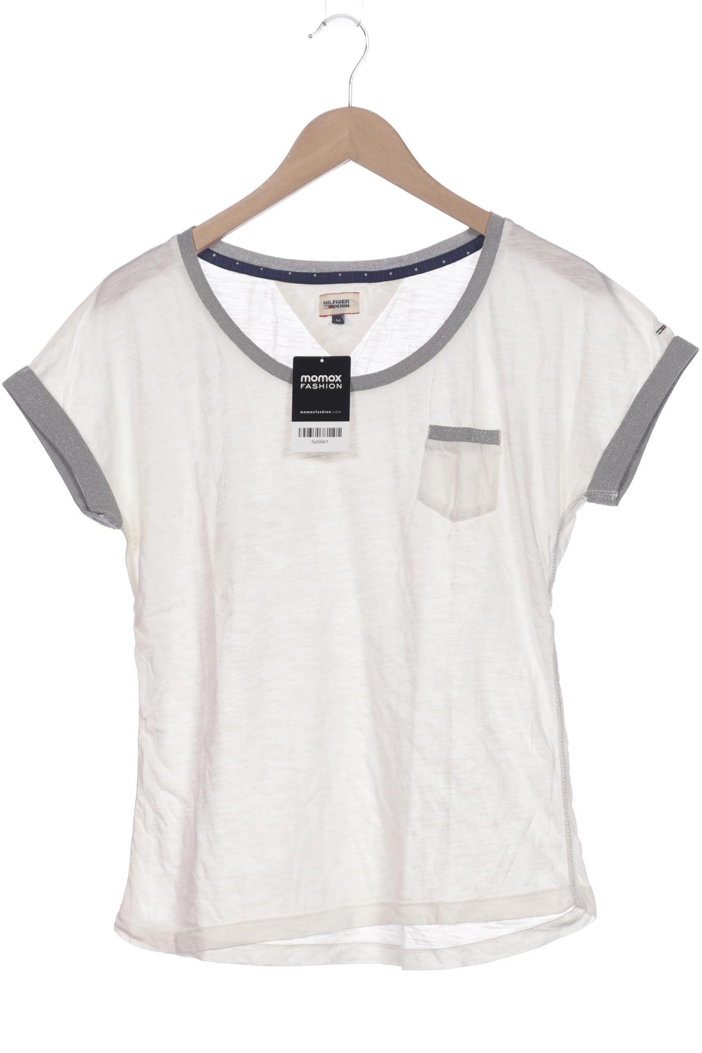 

Hilfiger Denim Damen T-Shirt, cremeweiß, Gr. 38