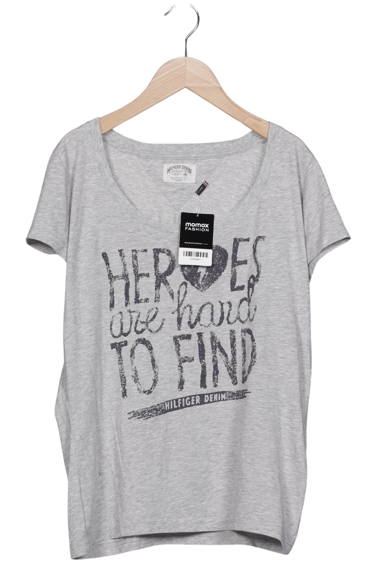 

Hilfiger Denim Damen T-Shirt, grau, Gr. 44