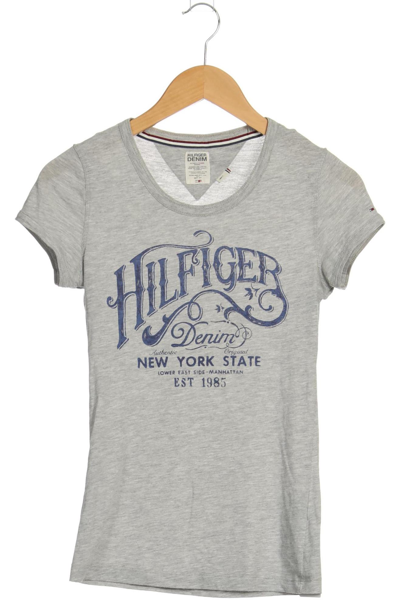 

Hilfiger Denim Damen T-Shirt, grau, Gr. 36