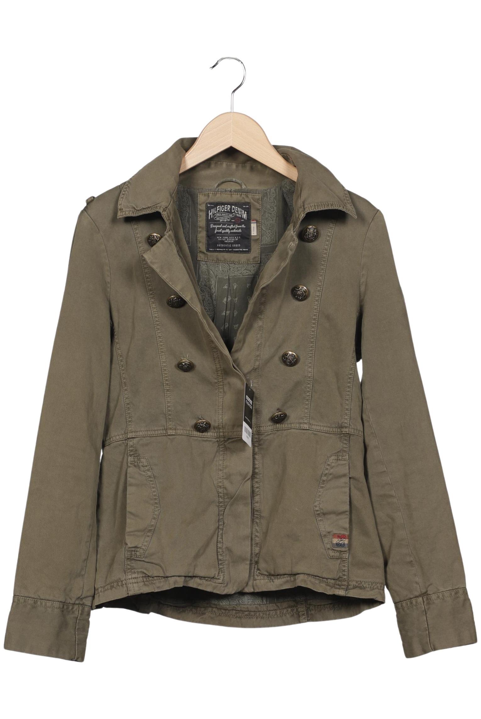 

Hilfiger Denim Damen Jacke, grün, Gr. 34