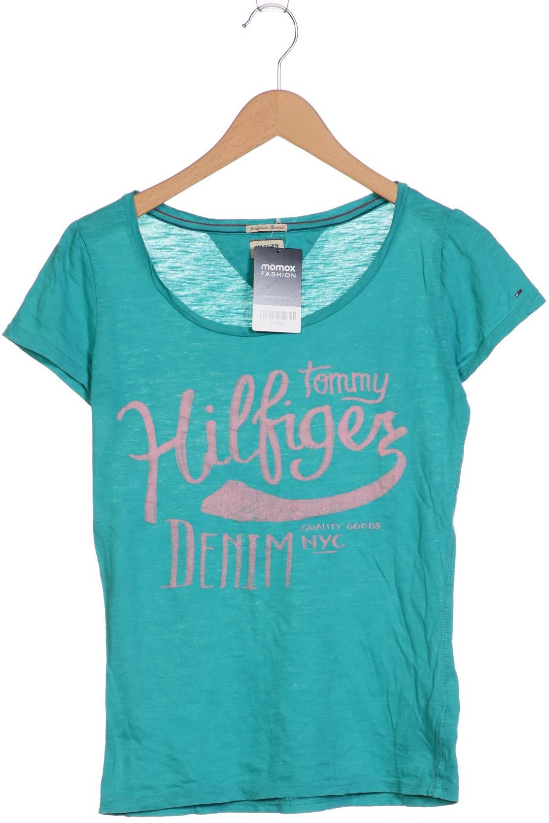 

Hilfiger Denim Damen T-Shirt, türkis, Gr. 36