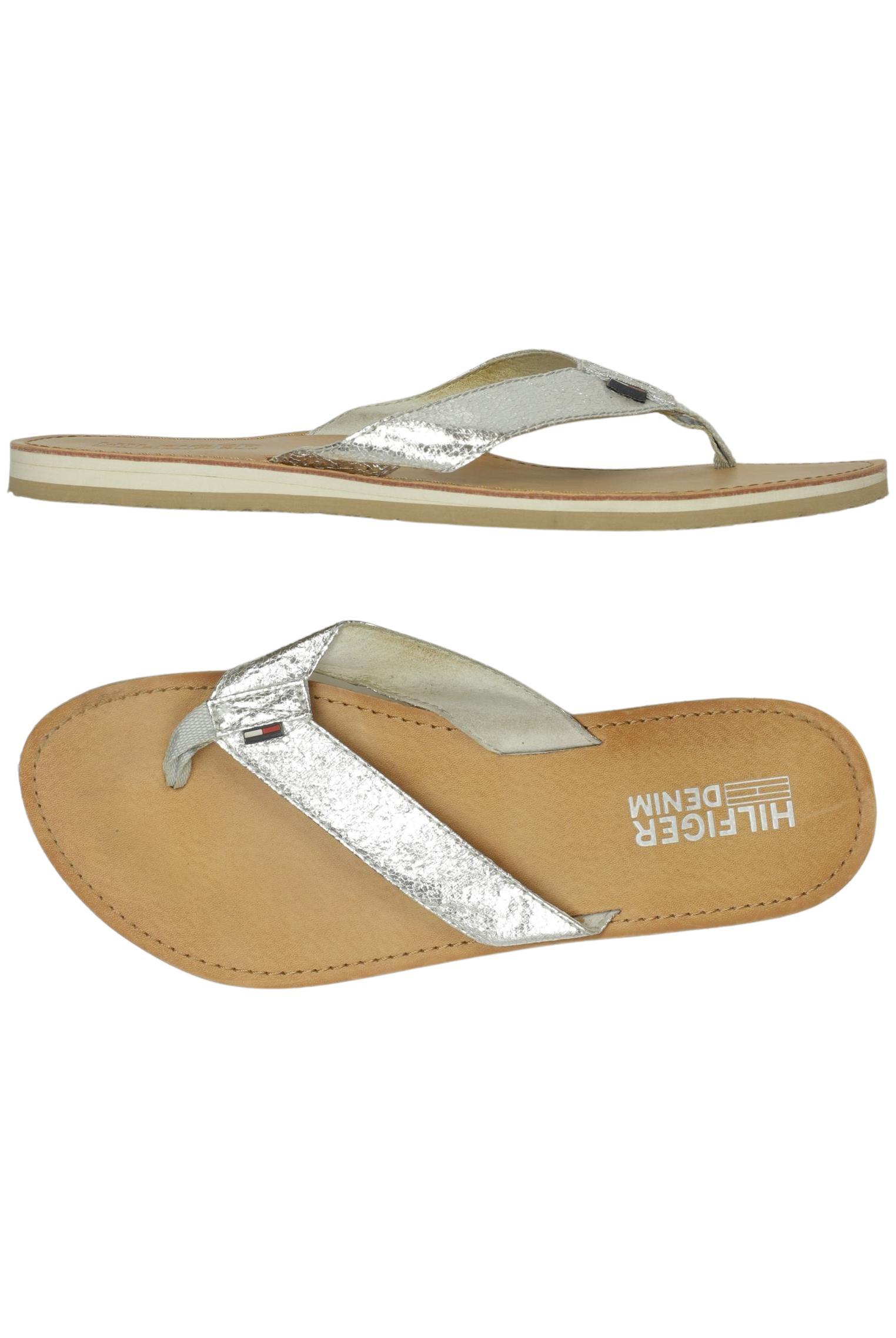 

Hilfiger Denim Damen Sandale, silber, Gr. 39.5