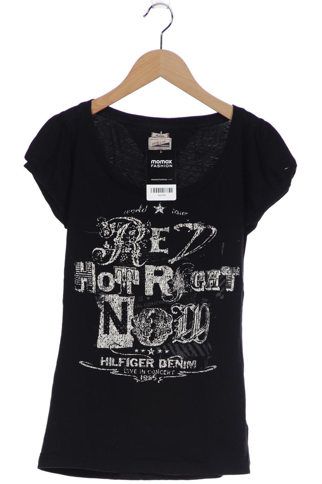 

Hilfiger Denim Damen T-Shirt, schwarz, Gr. 38