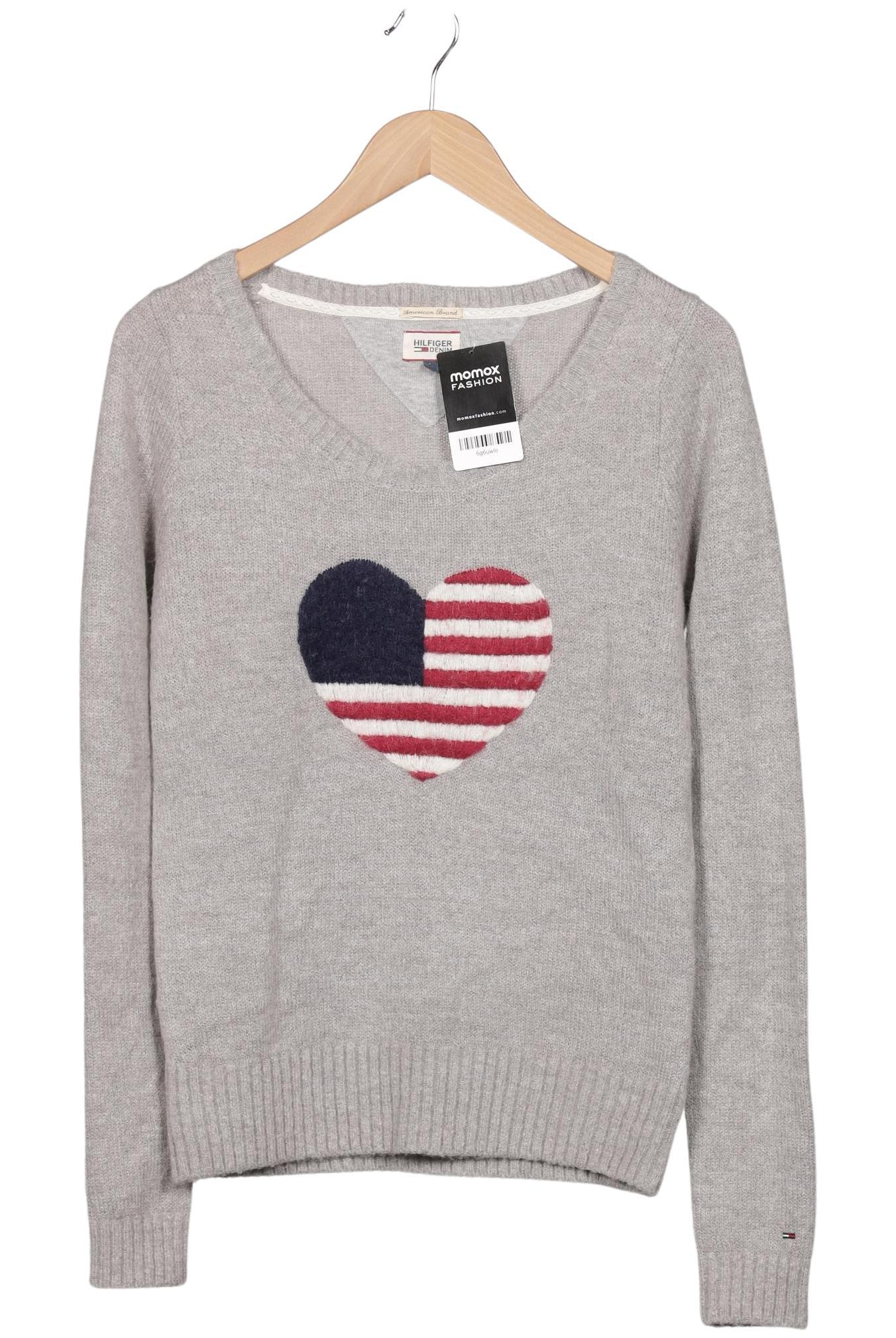 

Hilfiger Denim Damen Pullover, grau, Gr. 42