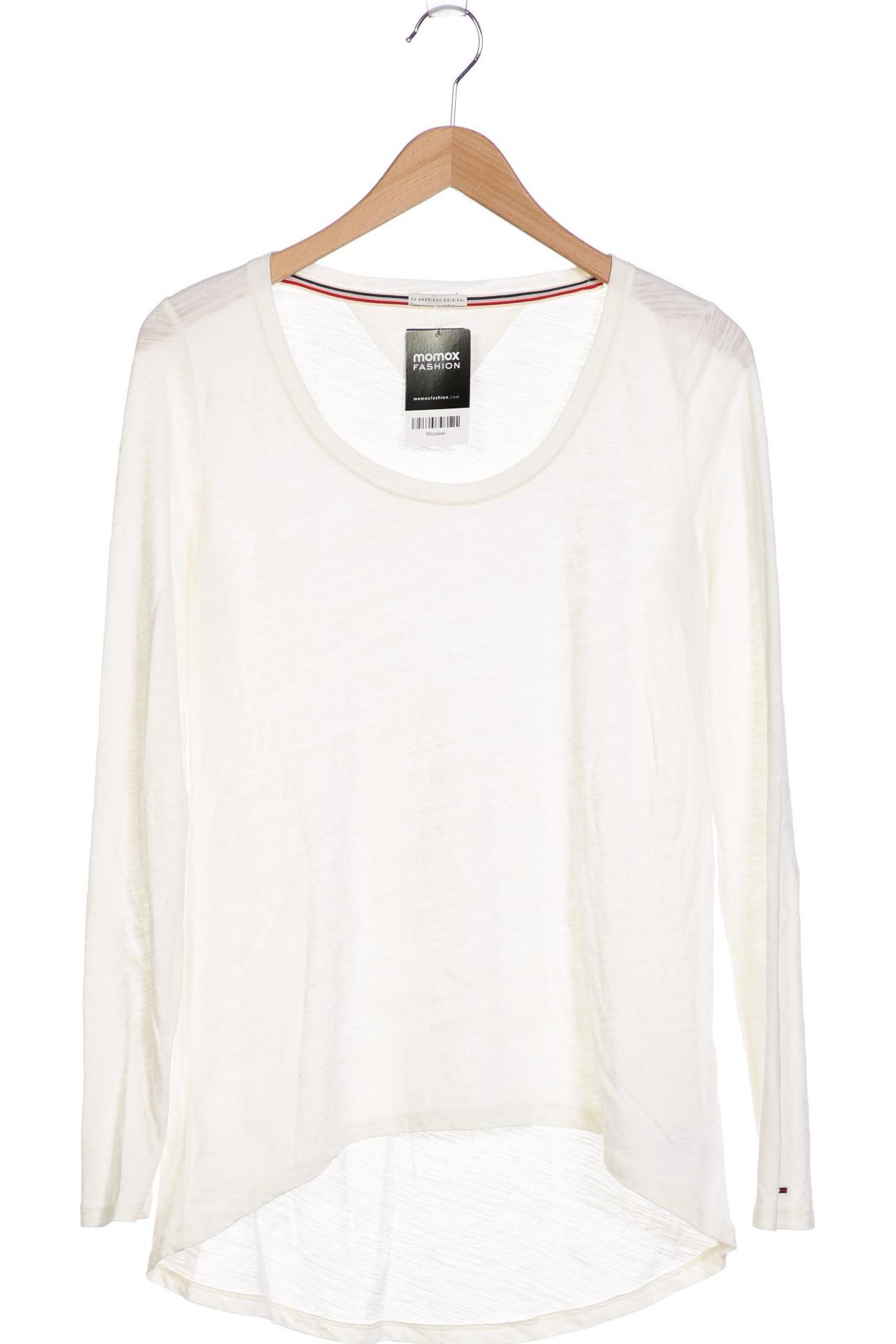 

Hilfiger Denim Damen Langarmshirt, cremeweiß, Gr. 38