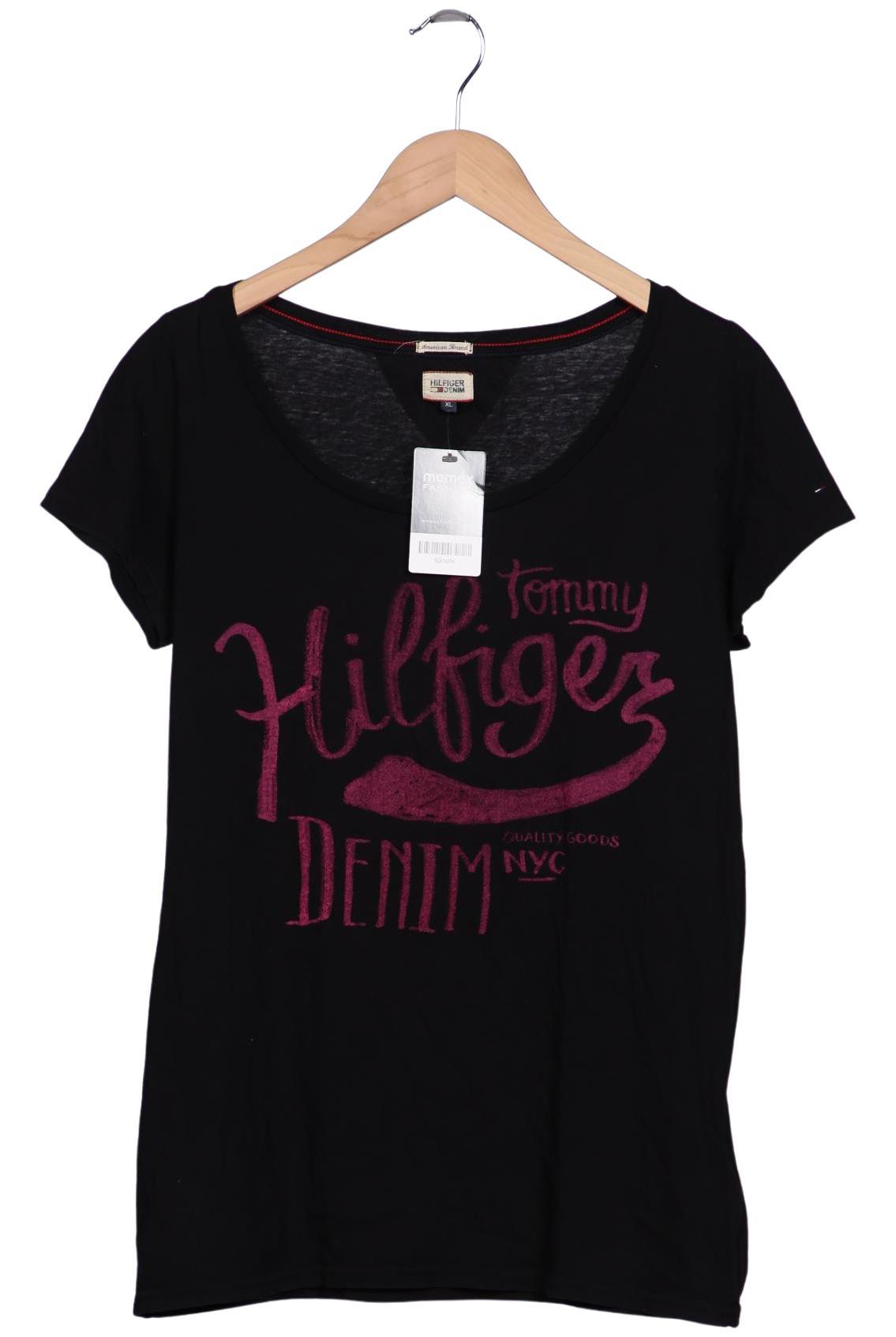 

Hilfiger Denim Damen T-Shirt, schwarz, Gr. 44