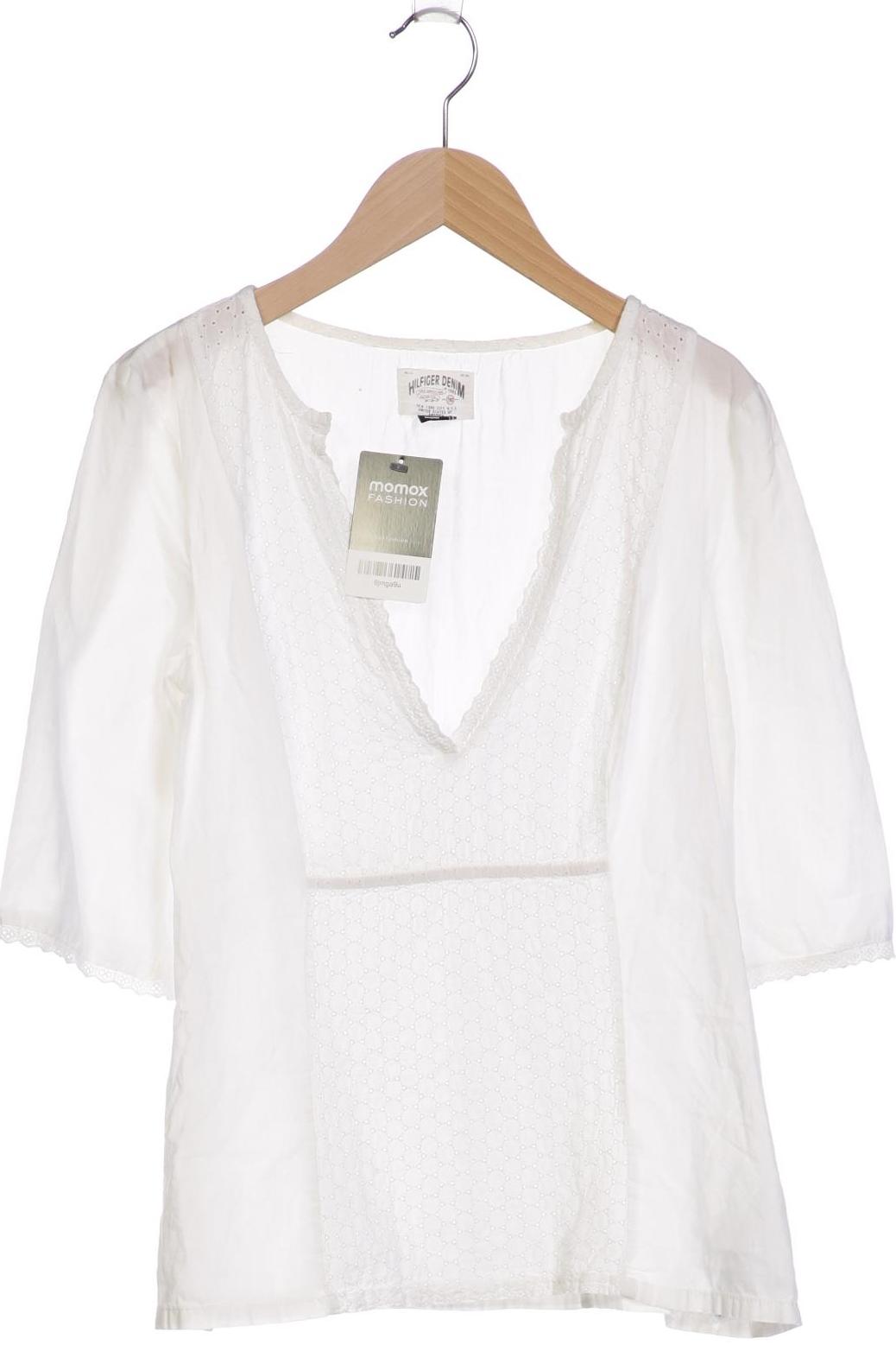 

Hilfiger Denim Damen Bluse, weiß, Gr. 34