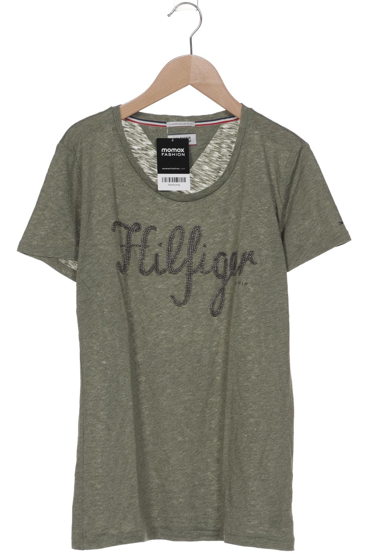 

Hilfiger Denim Damen T-Shirt, grün, Gr. 38