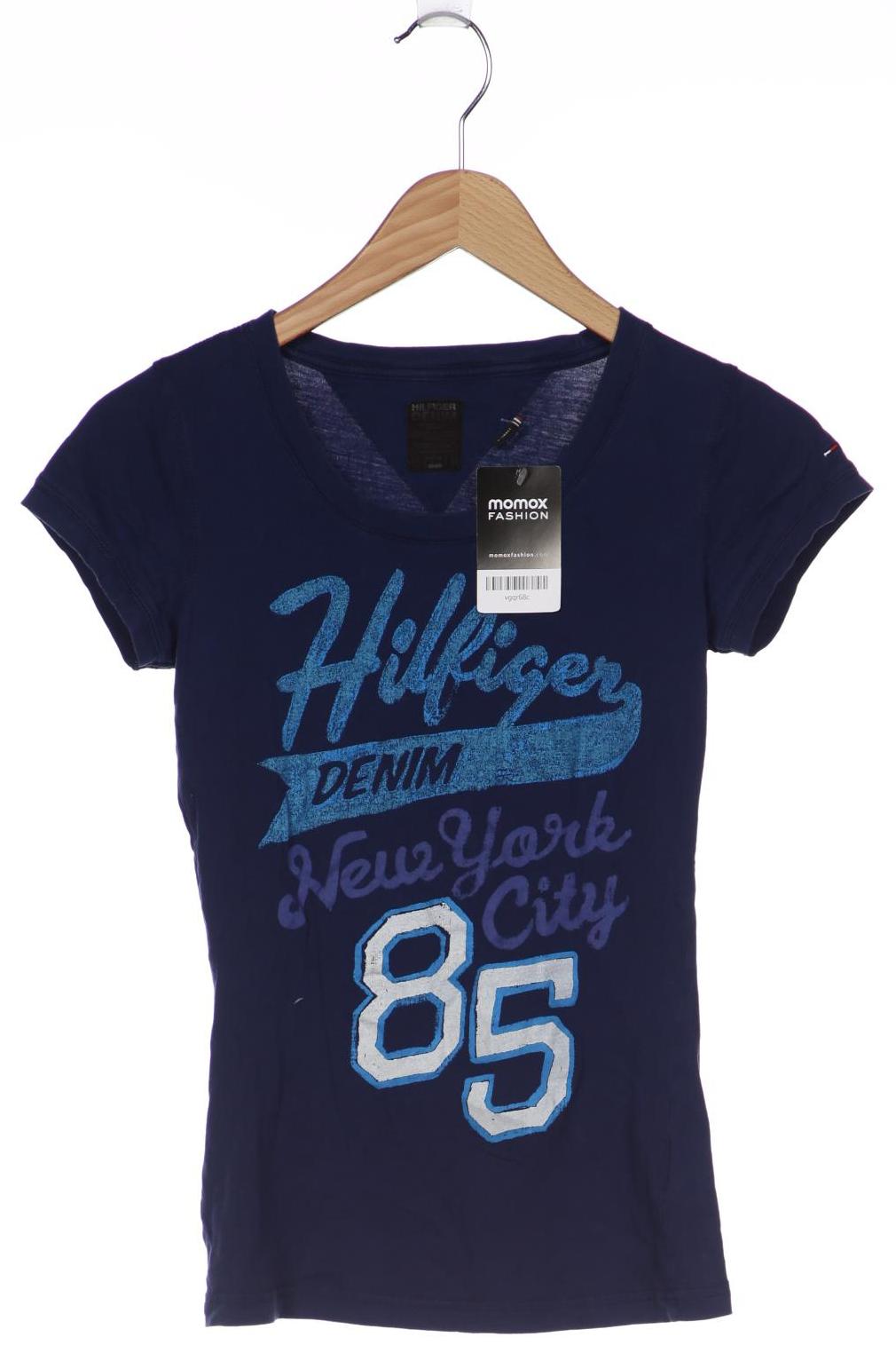 

HILFIGER DENIM Damen T-Shirt, marineblau