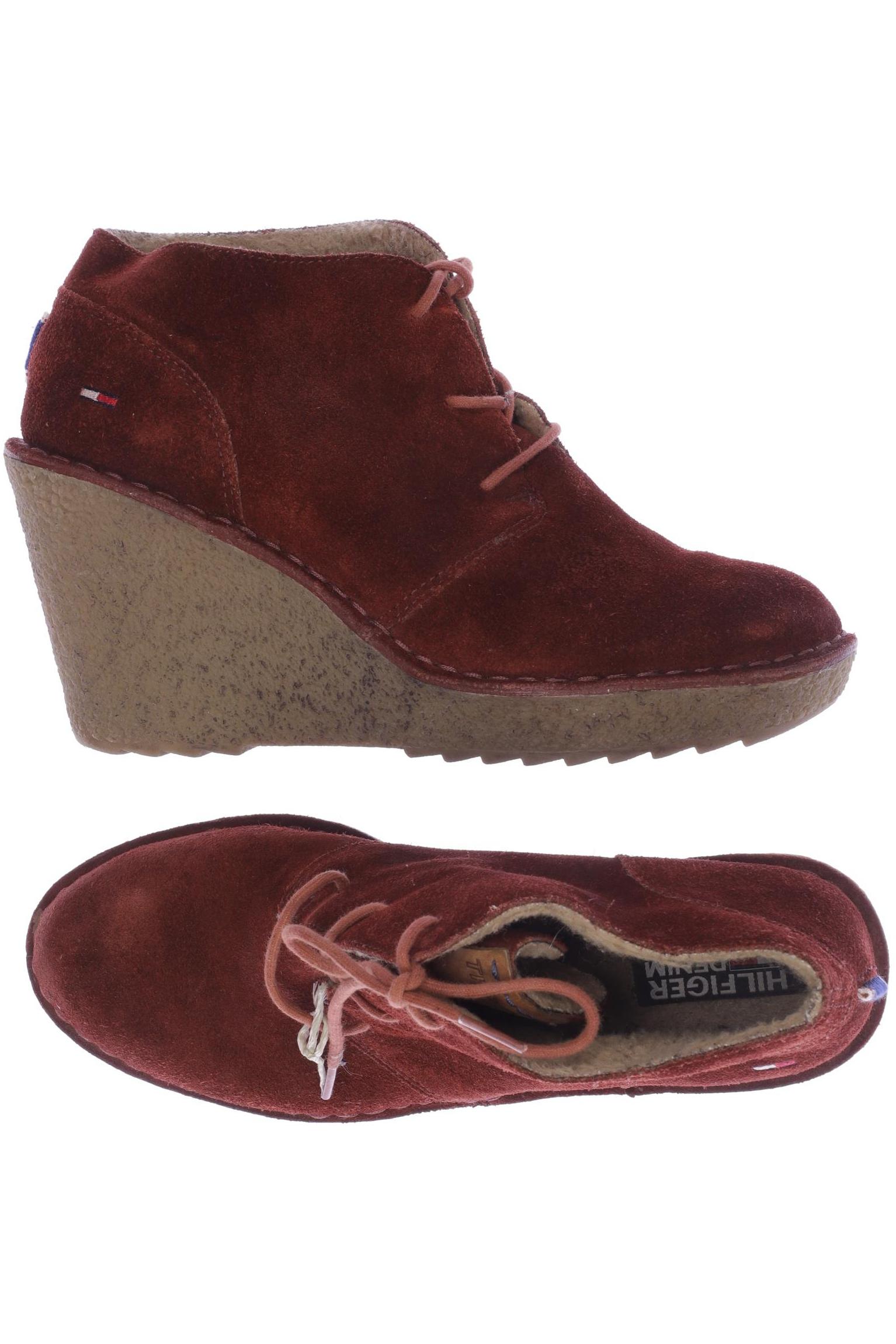 

HILFIGER DENIM Damen Stiefelette, bordeaux