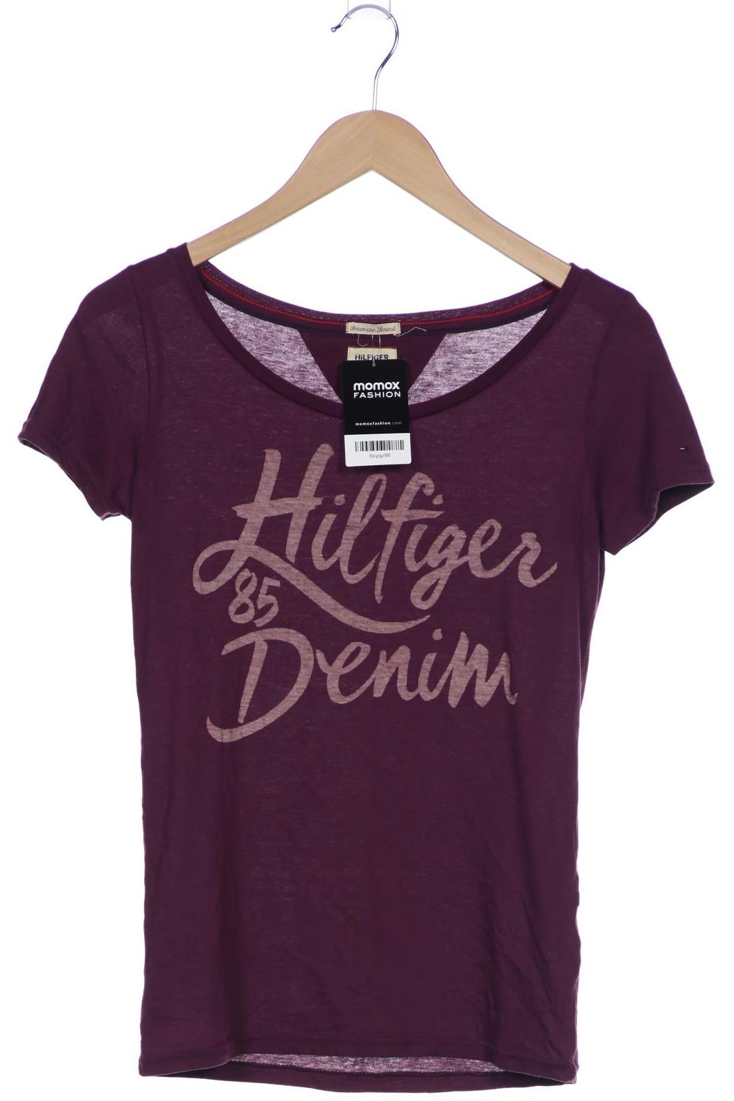 

Hilfiger Denim Damen T-Shirt, bordeaux, Gr. 36