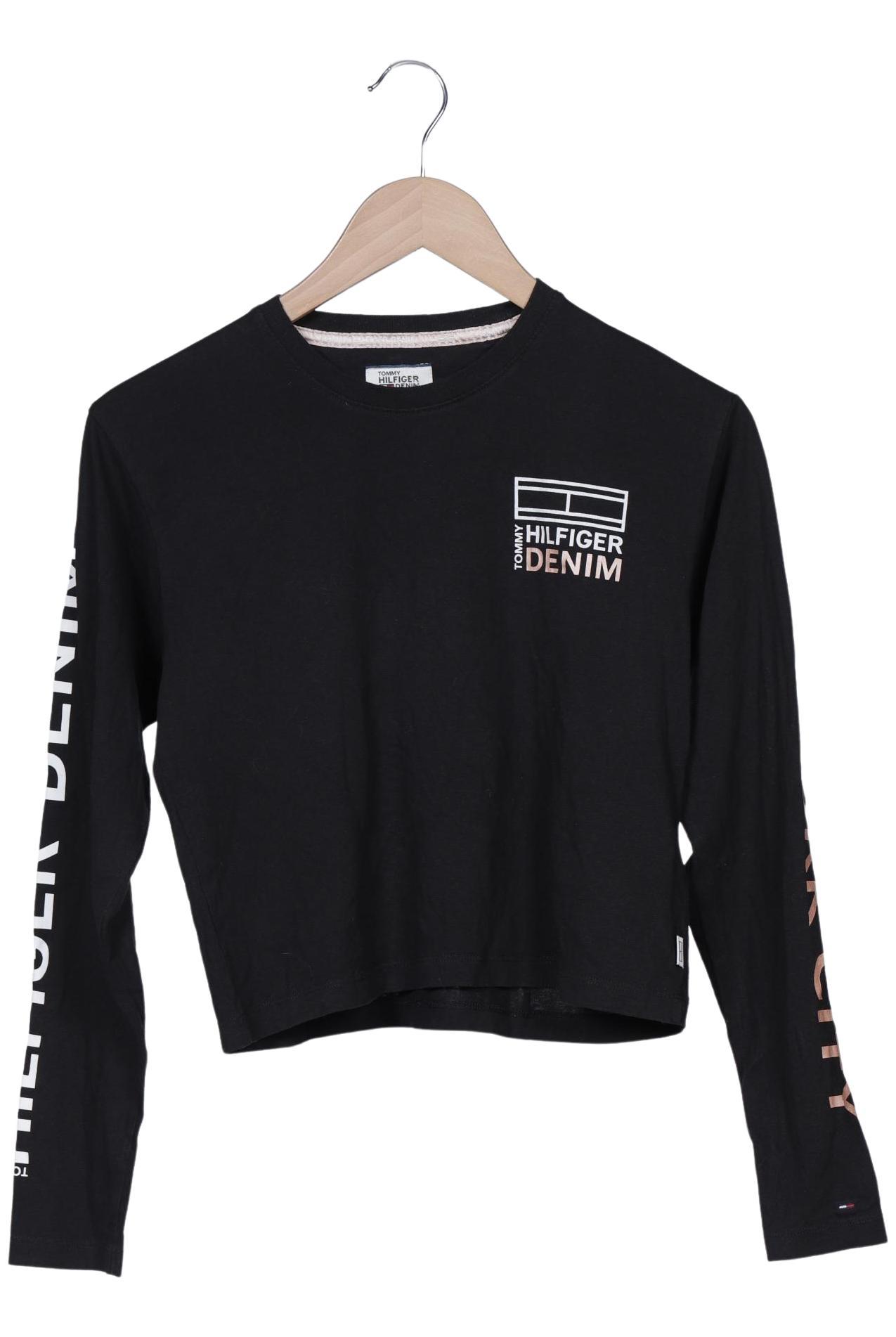 

Hilfiger Denim Damen Langarmshirt, schwarz, Gr. 34