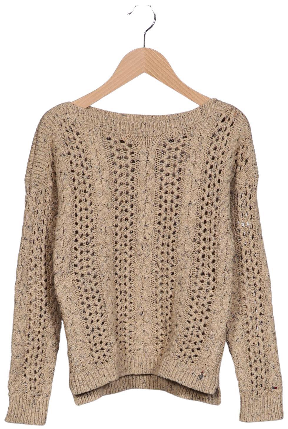 

Hilfiger Denim Damen Pullover, beige, Gr. 34