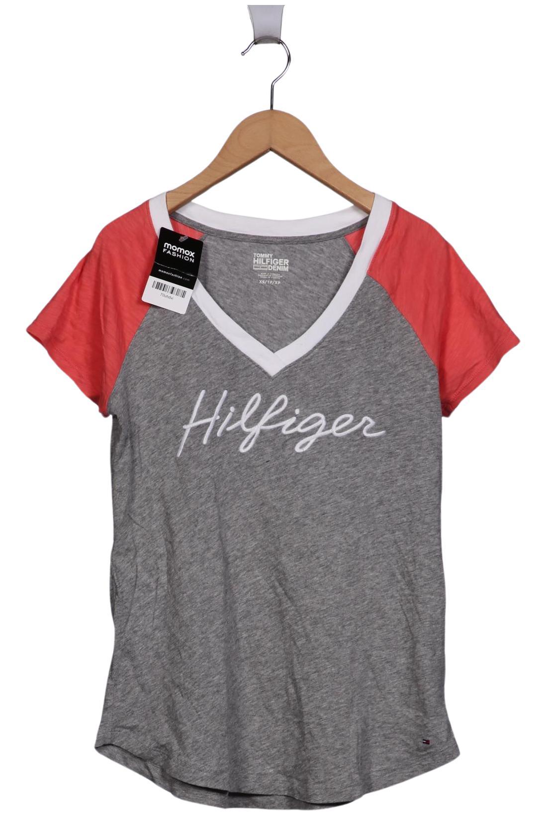 

Hilfiger Denim Damen T-Shirt, grau, Gr. 34