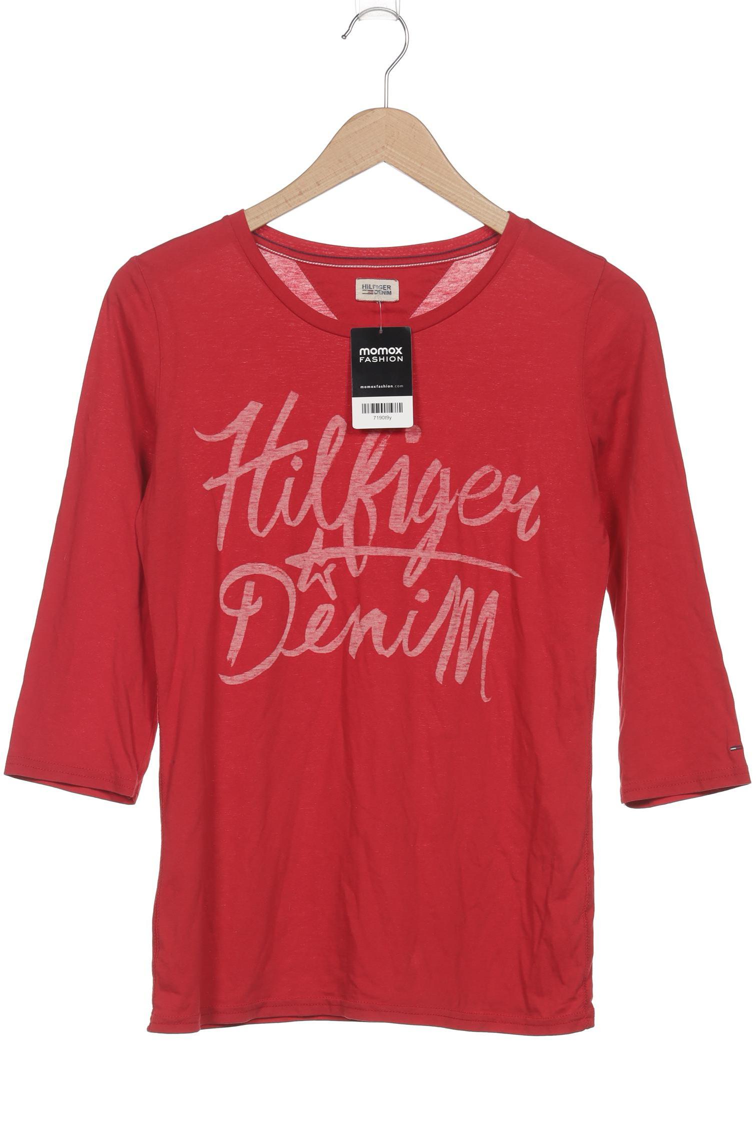 

Hilfiger Denim Damen Langarmshirt, rot, Gr. 38