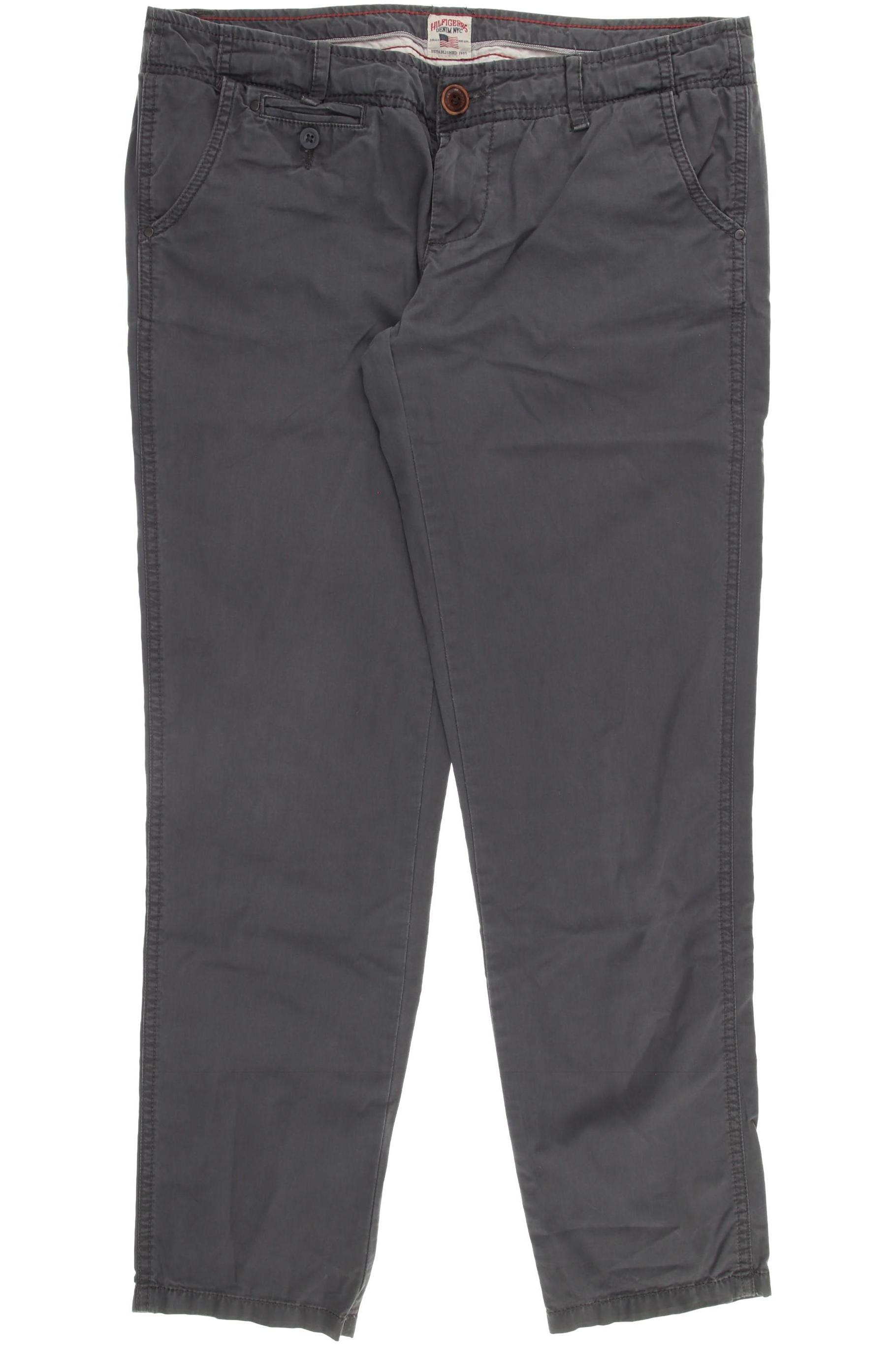 

Hilfiger Denim Damen Stoffhose, grau, Gr. 0