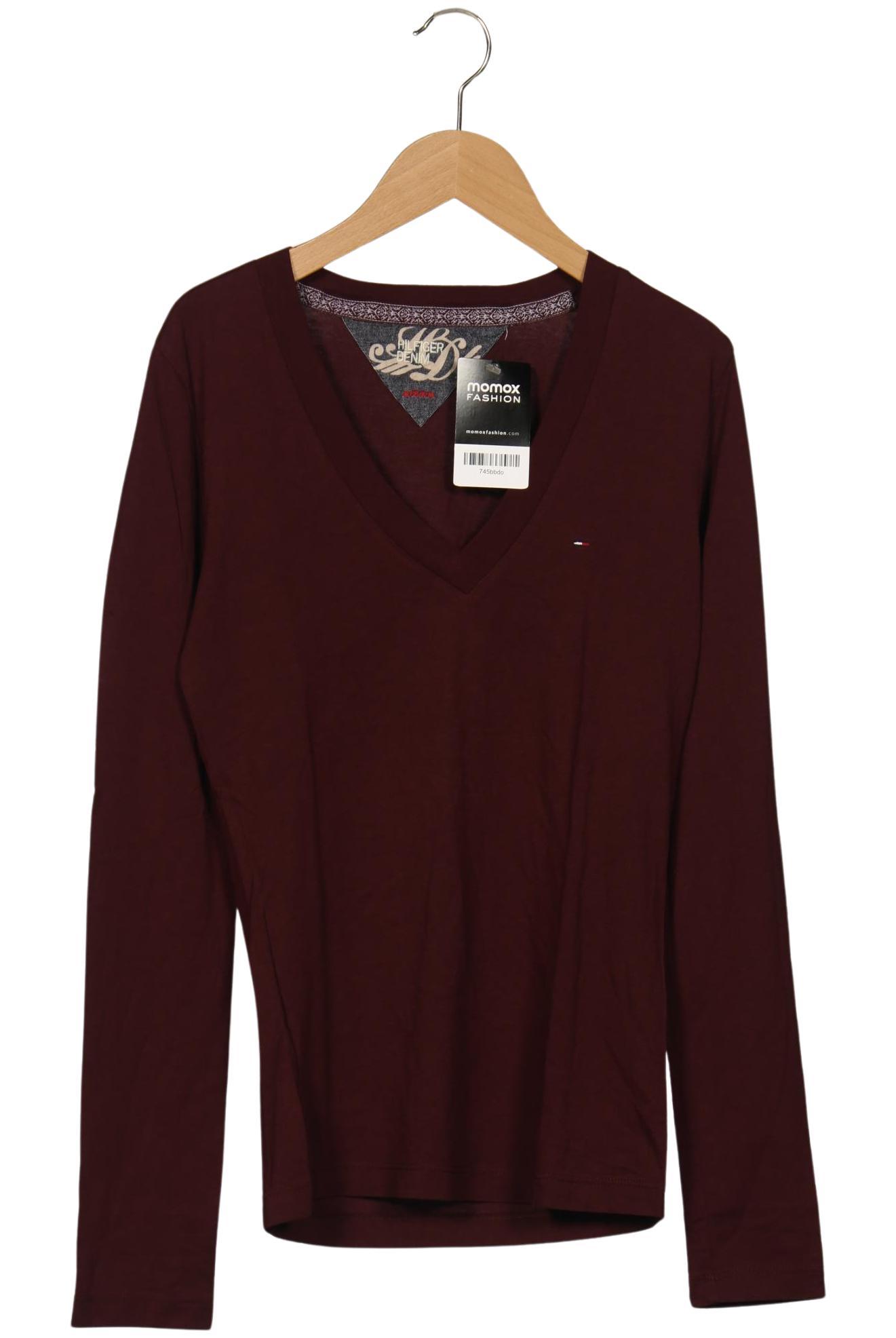 

Hilfiger Denim Damen Langarmshirt, bordeaux, Gr. 38