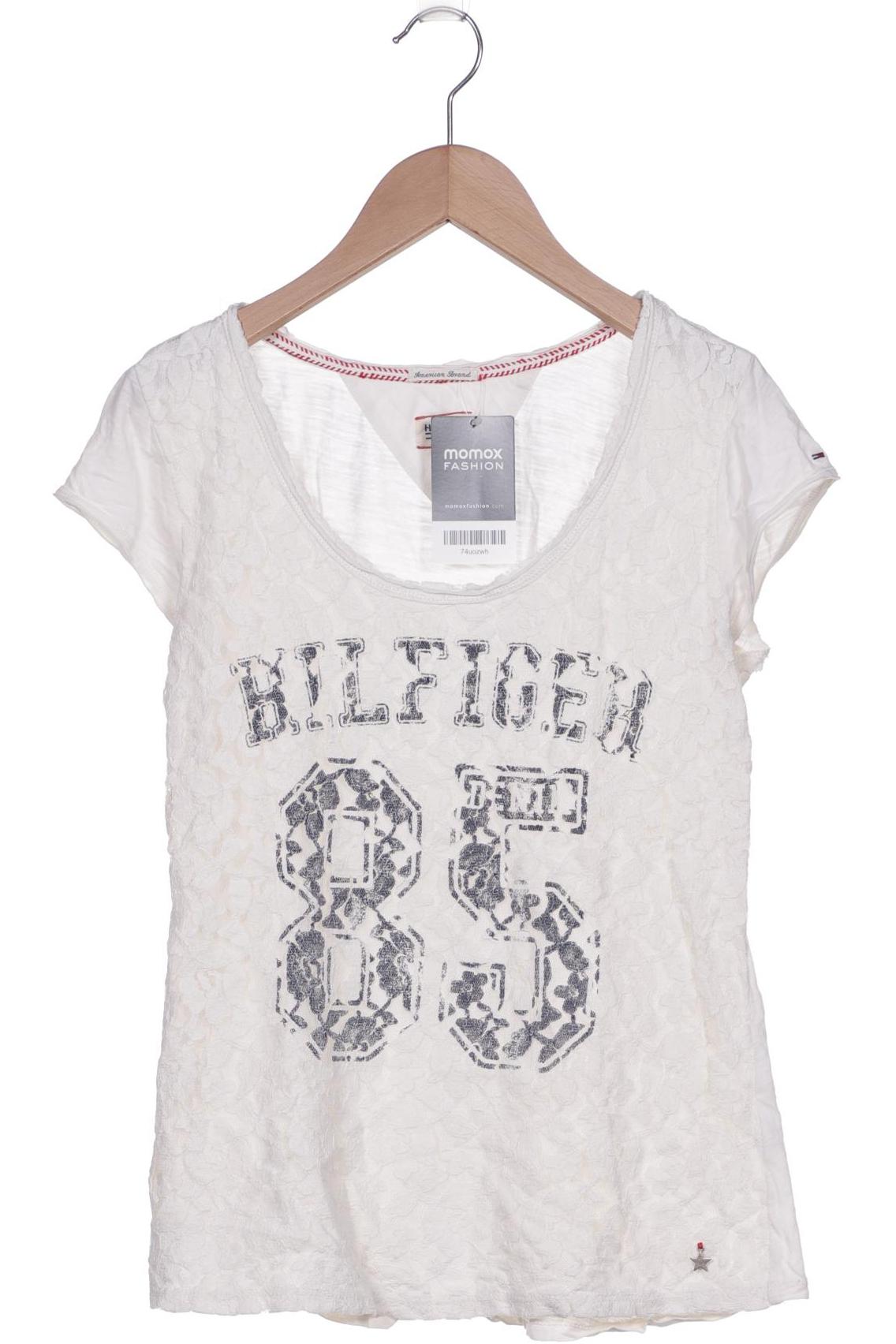 

HILFIGER DENIM Damen T-Shirt, cremeweiß