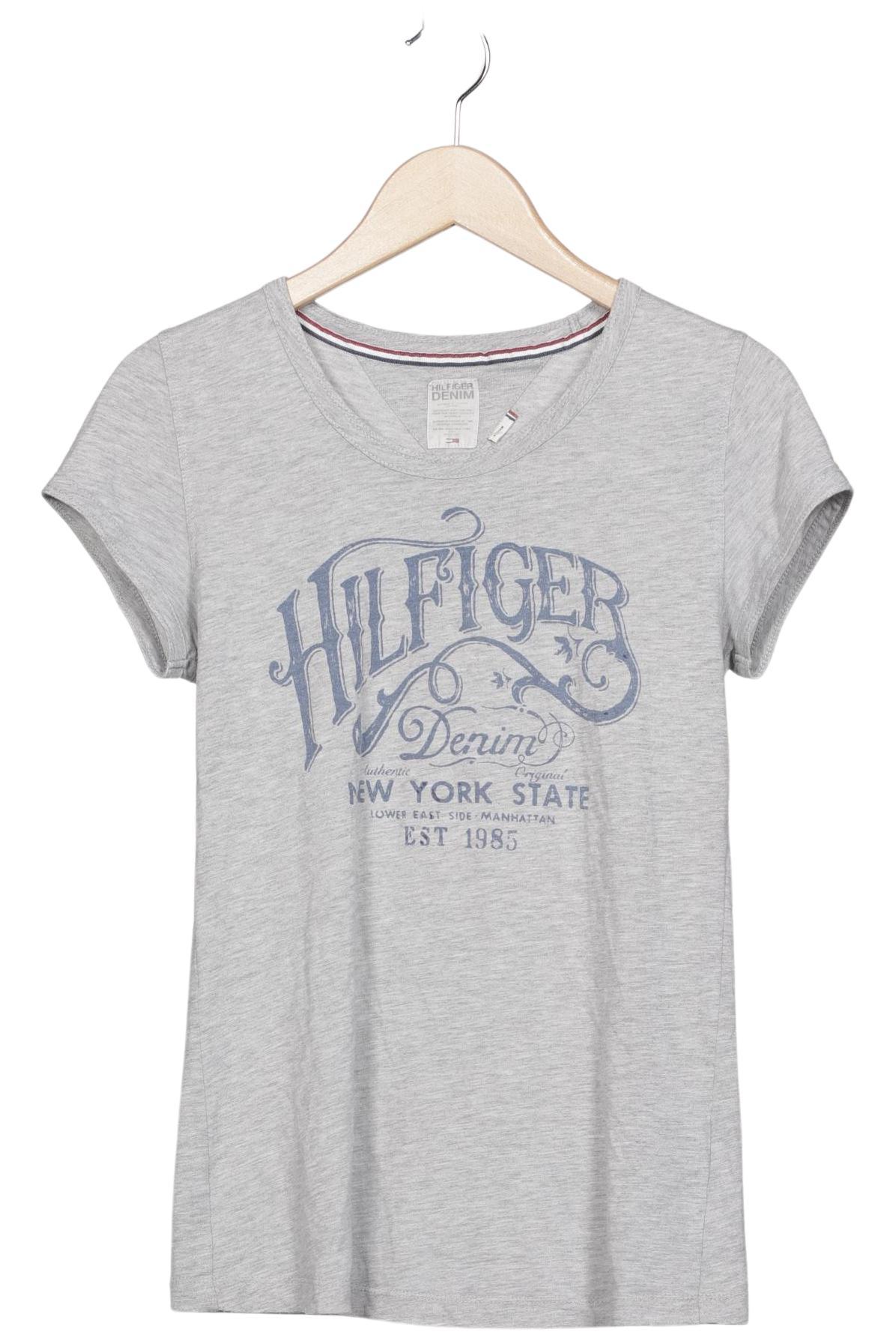 

Hilfiger Denim Damen T-Shirt, grau, Gr. 38