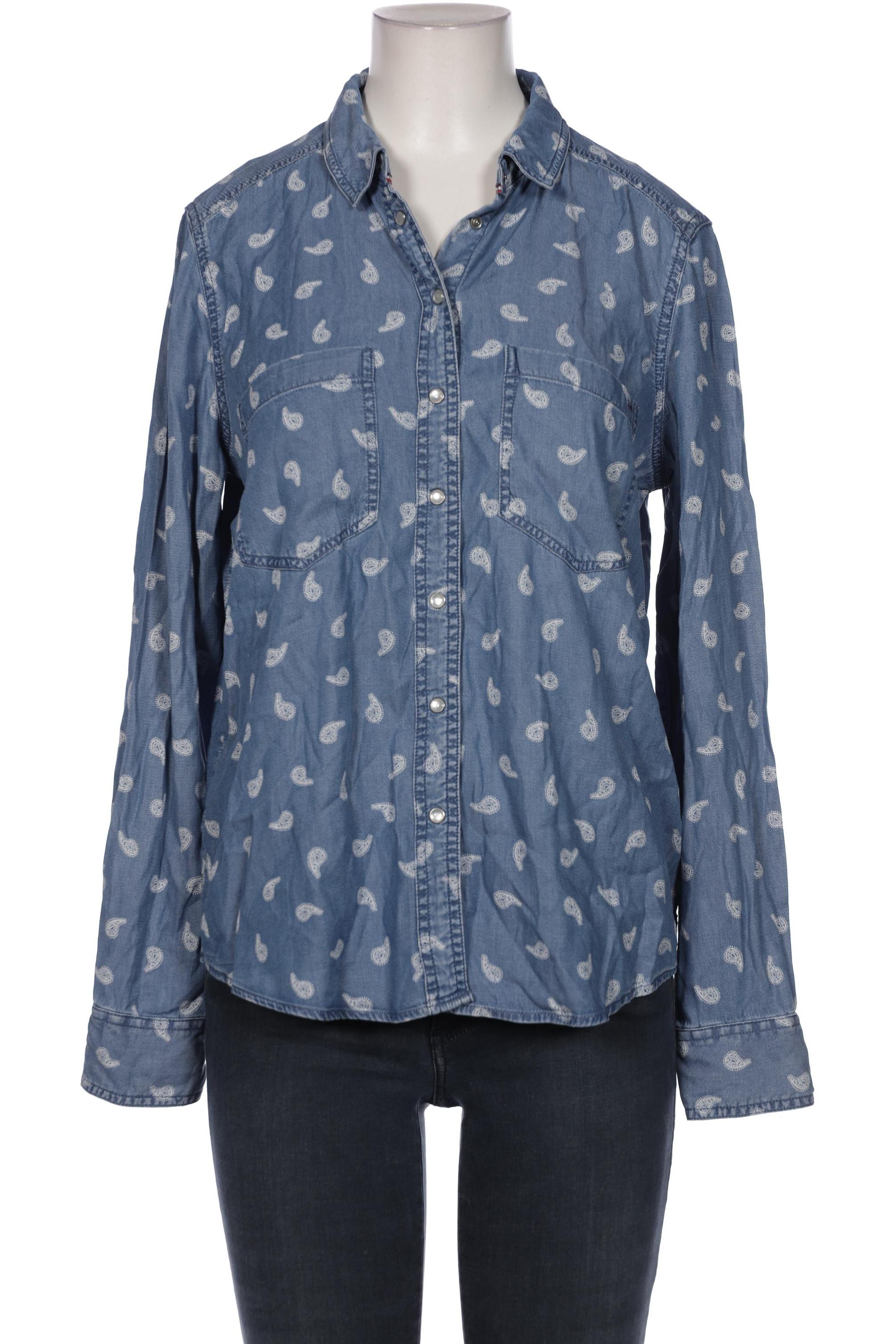 

Hilfiger Denim Damen Bluse, blau, Gr. 38