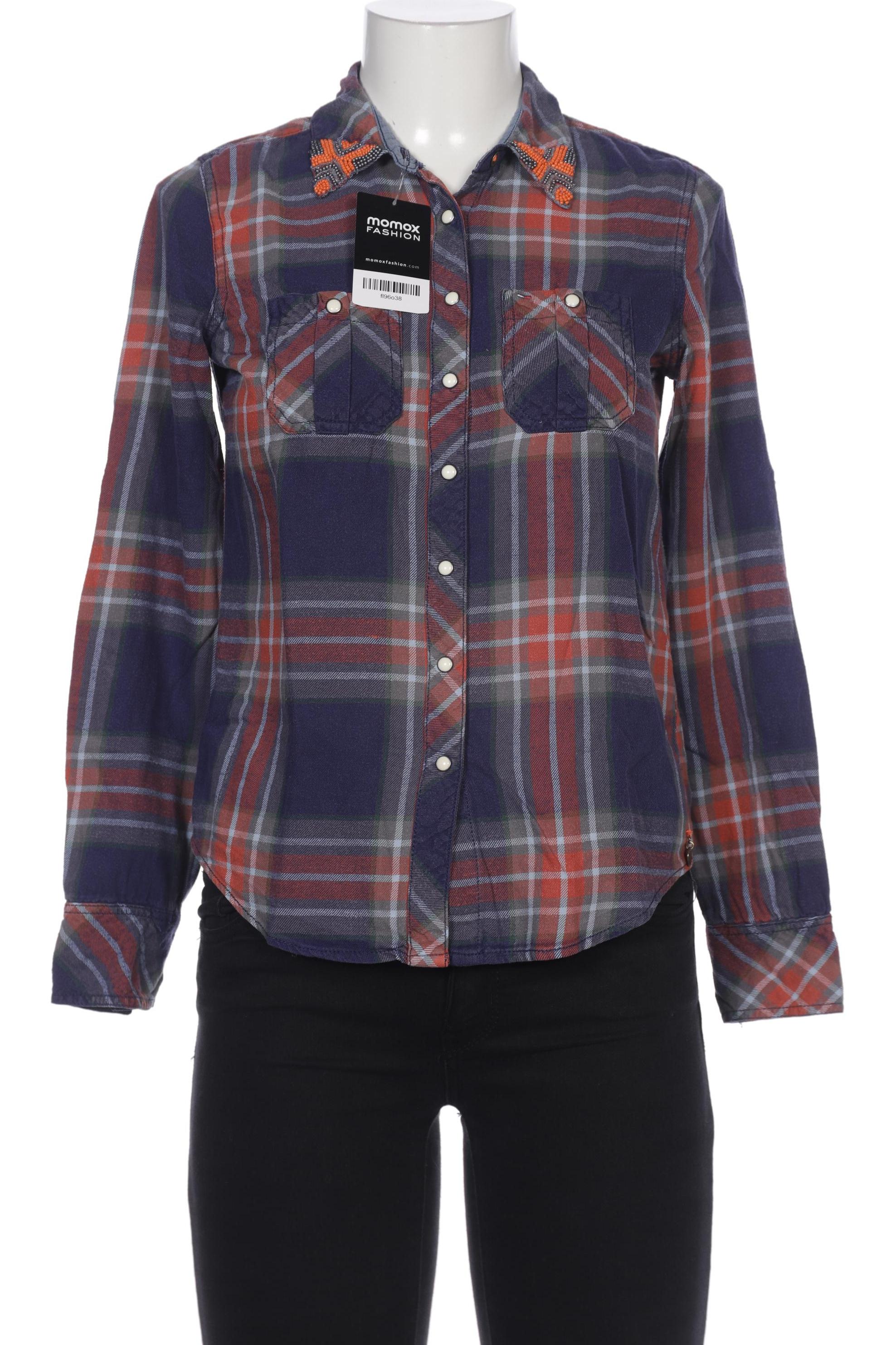 

Hilfiger Denim Damen Bluse, blau, Gr. 34