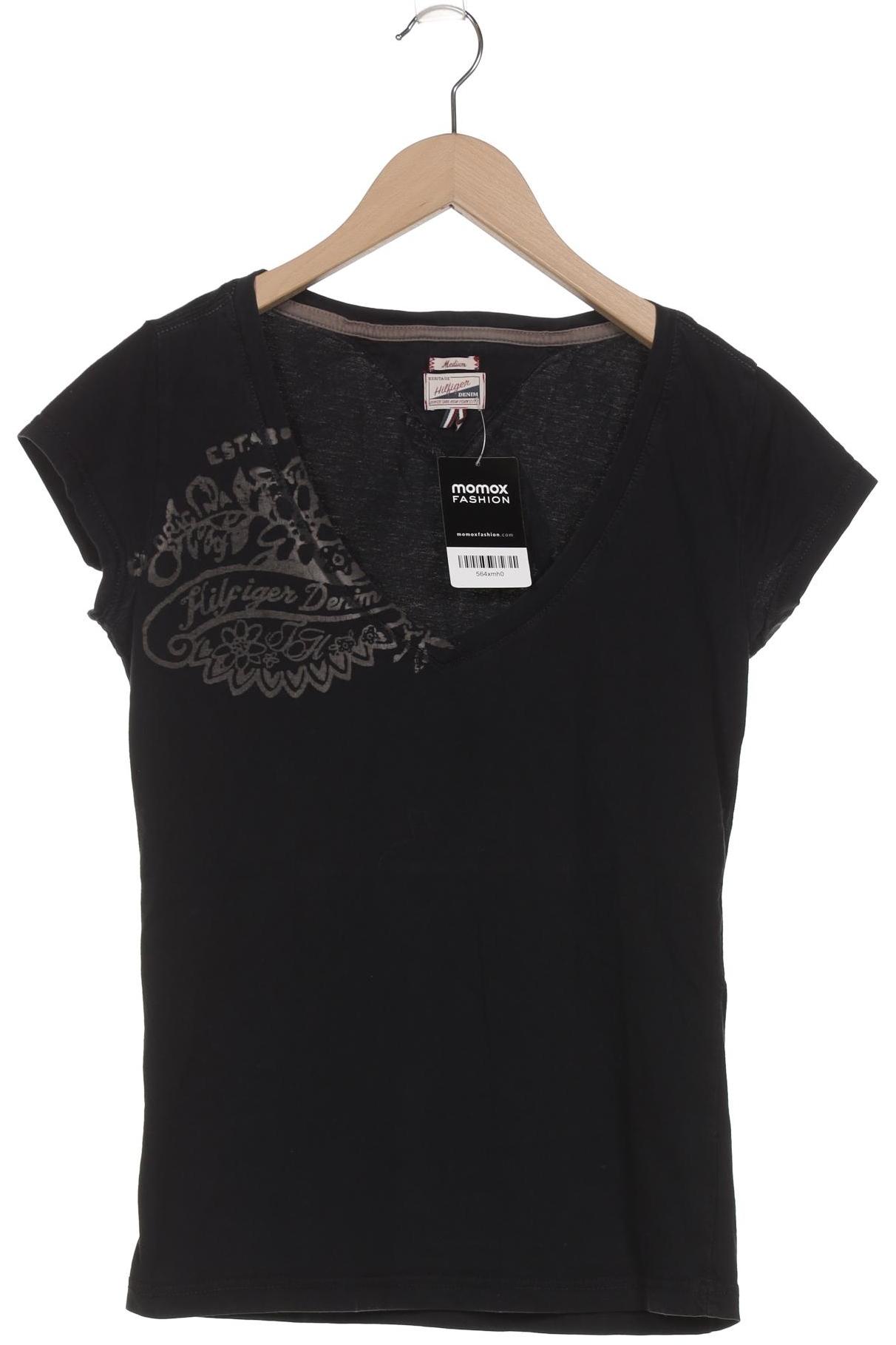 

Hilfiger Denim Damen T-Shirt, schwarz, Gr. 38