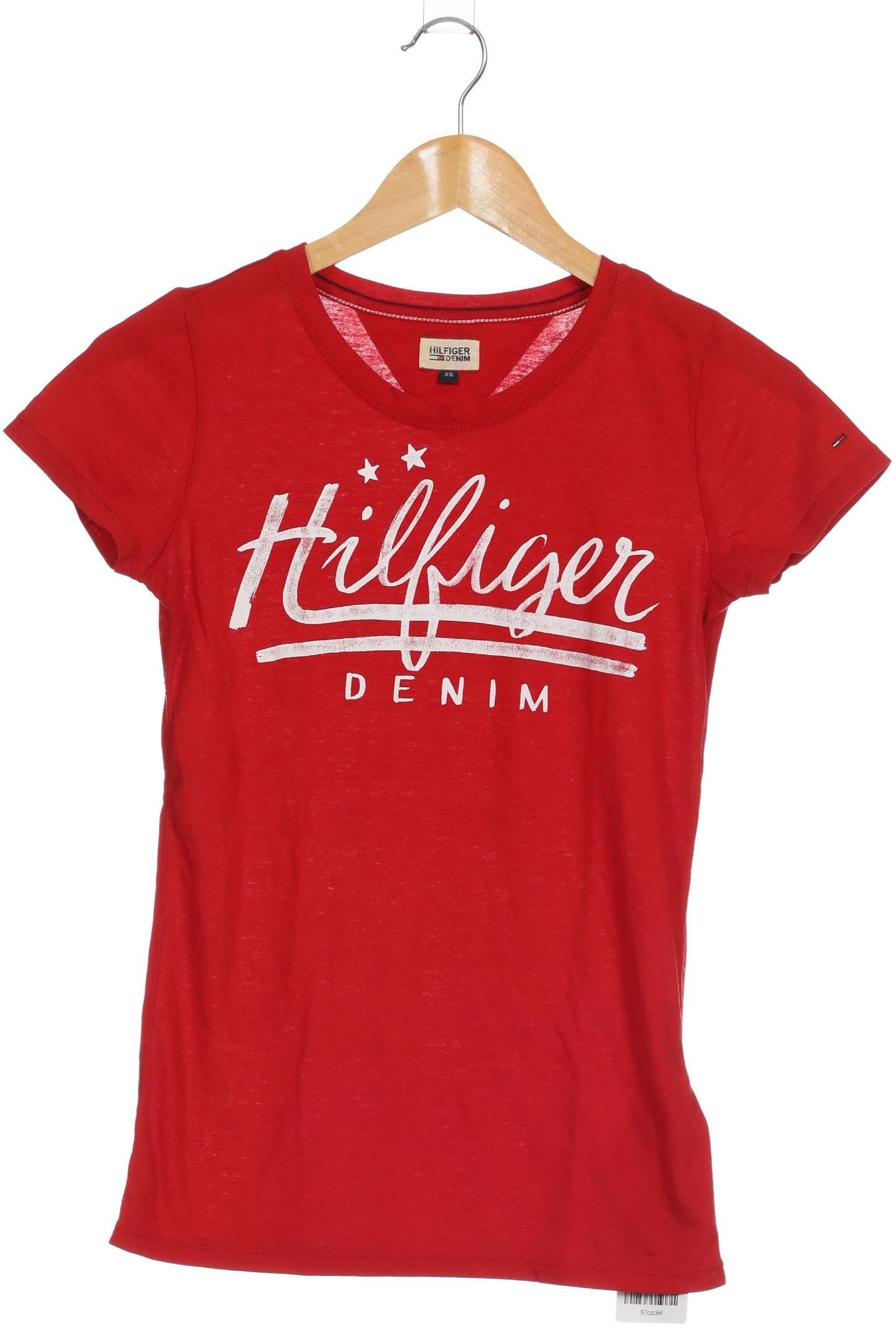 

Hilfiger Denim Damen T-Shirt, rot, Gr.