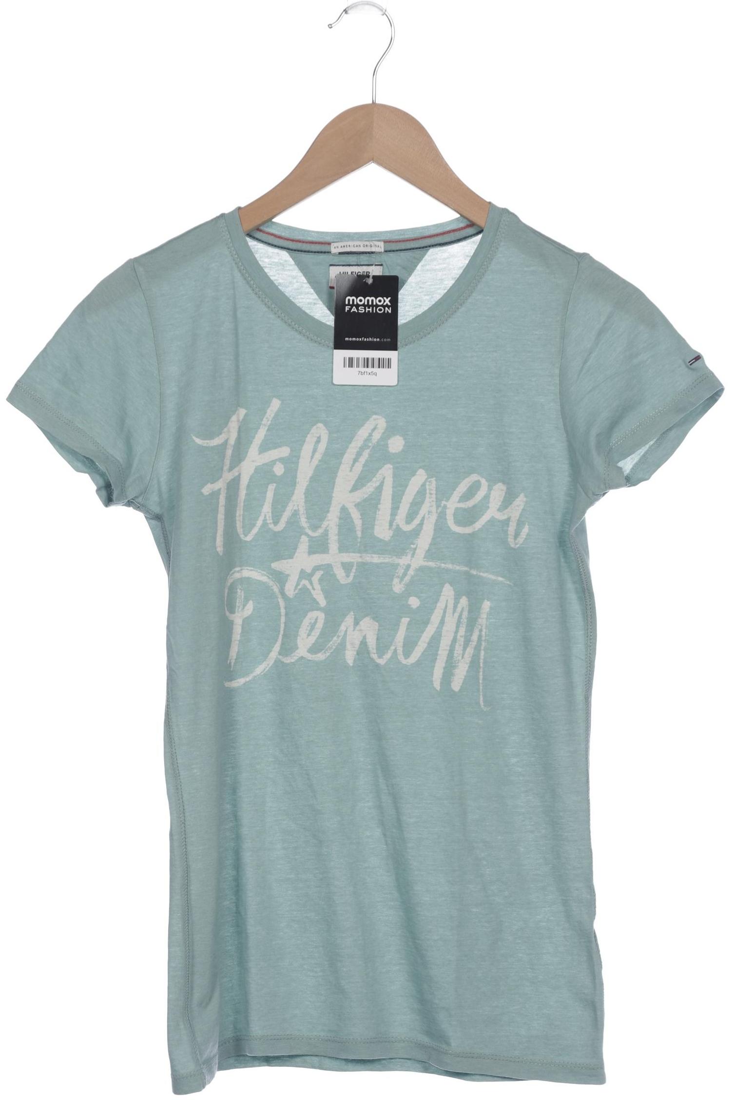

Hilfiger Denim Damen T-Shirt, türkis, Gr. 38