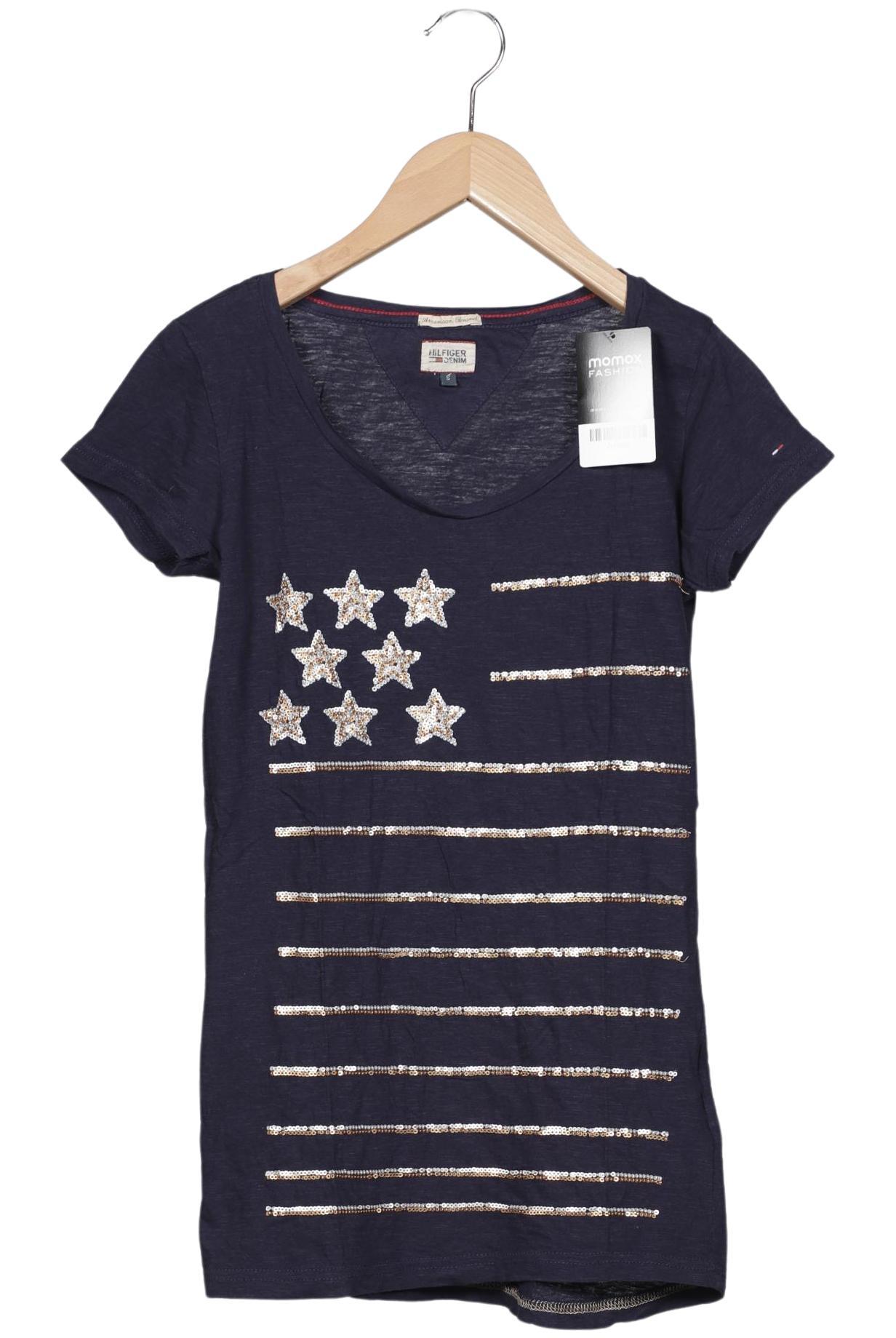 

Hilfiger Denim Damen T-Shirt, marineblau, Gr. 36