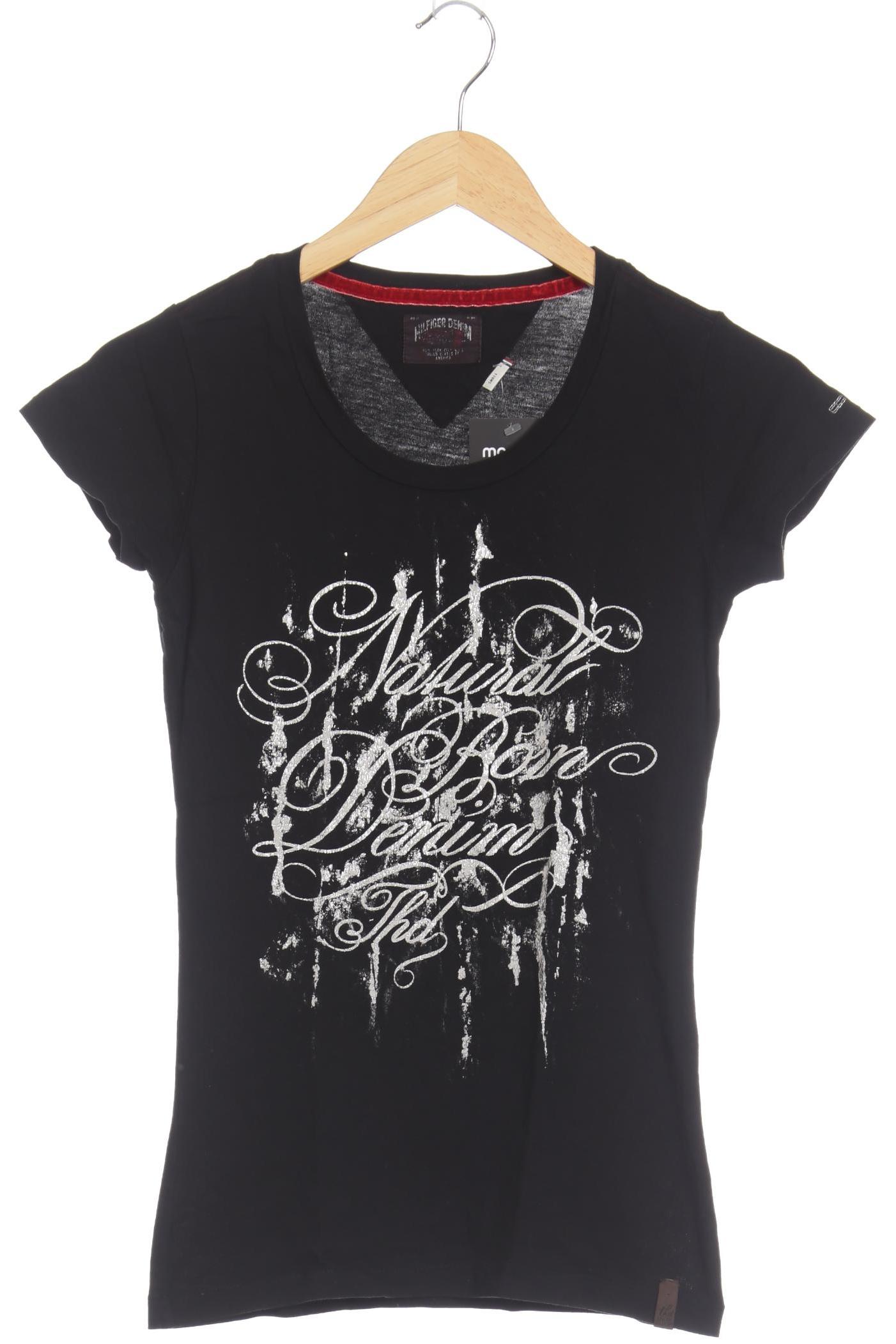 

Hilfiger Denim Damen T-Shirt, schwarz, Gr. 36