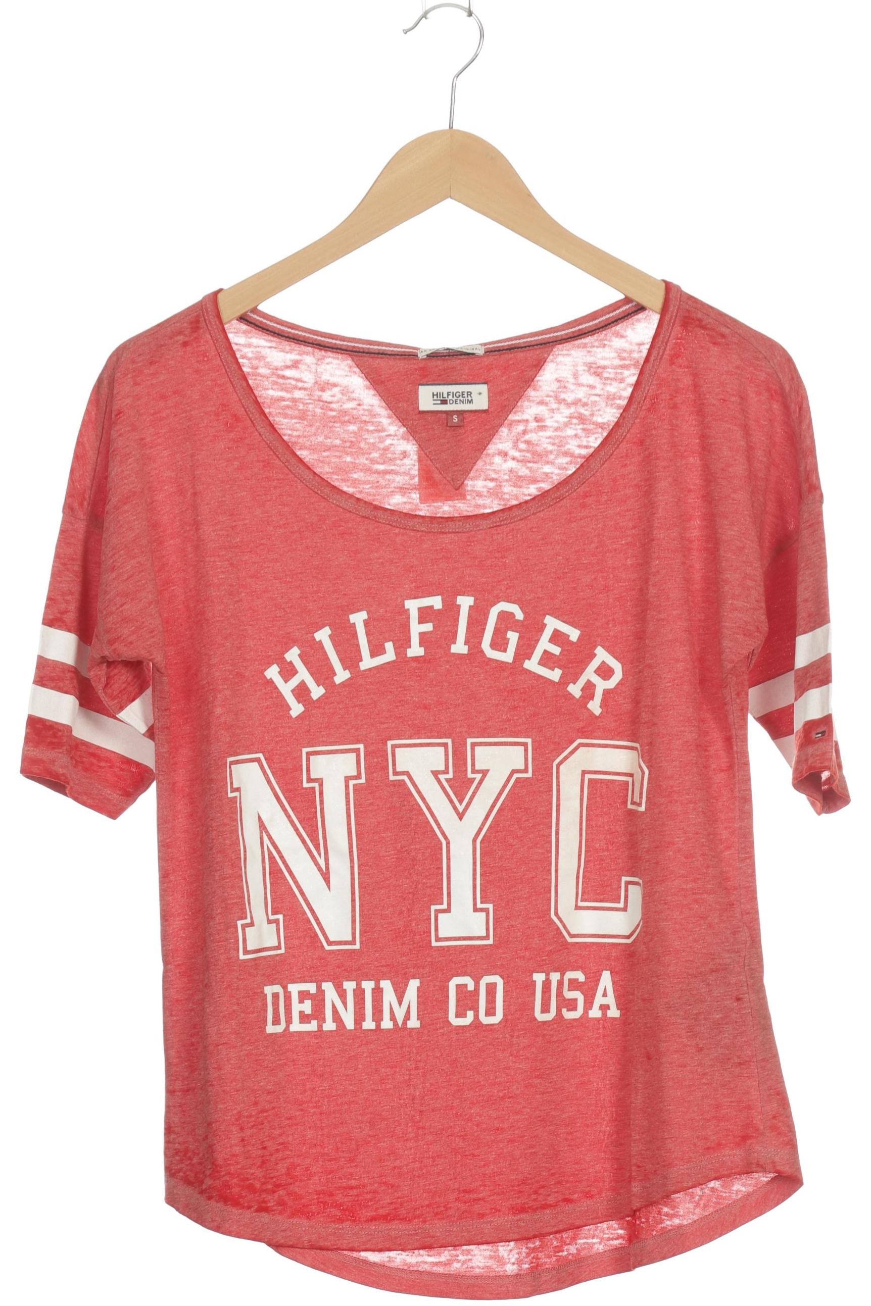 

Hilfiger Denim Damen T-Shirt, rot, Gr. 36