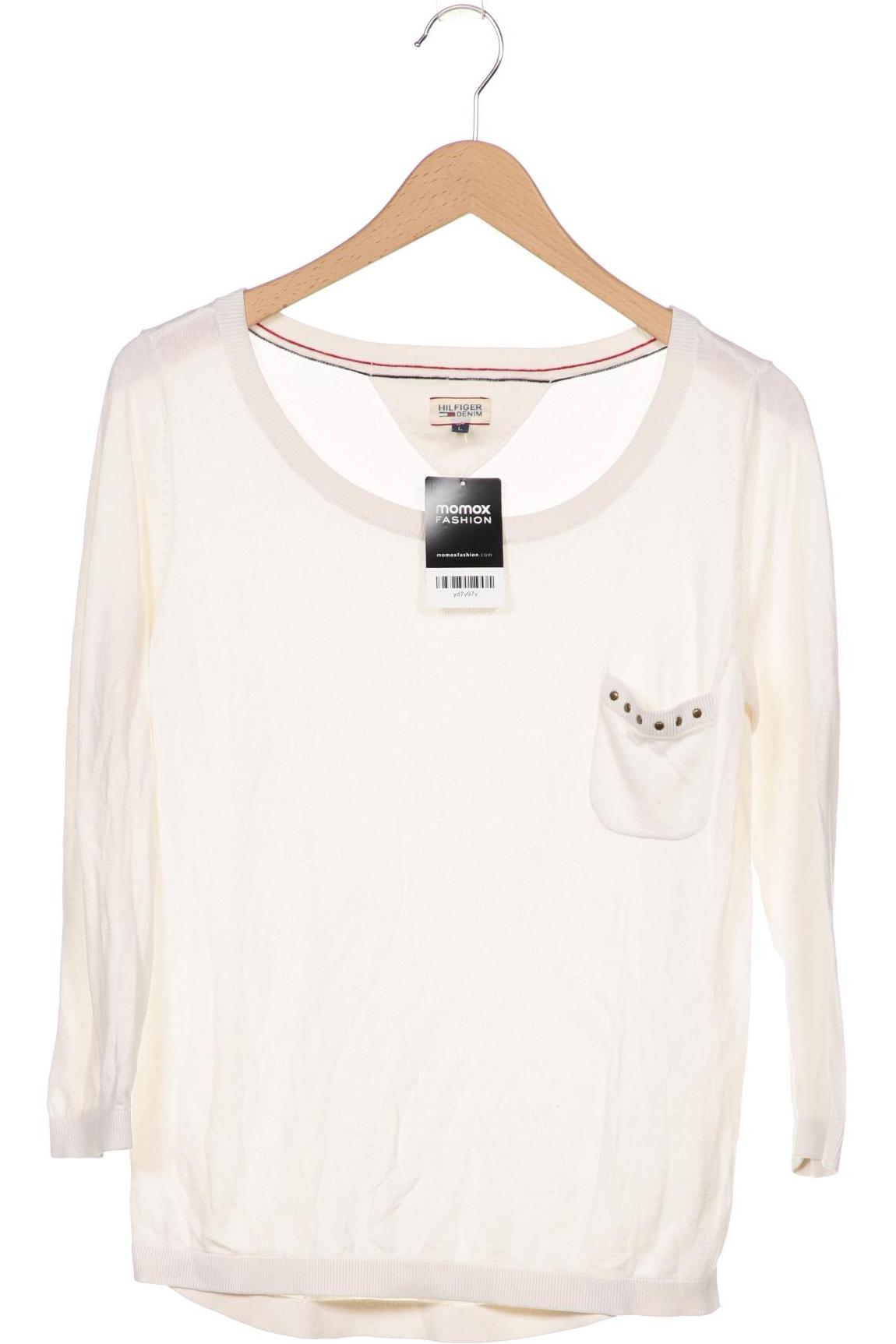 

HILFIGER DENIM Damen Pullover, cremeweiß