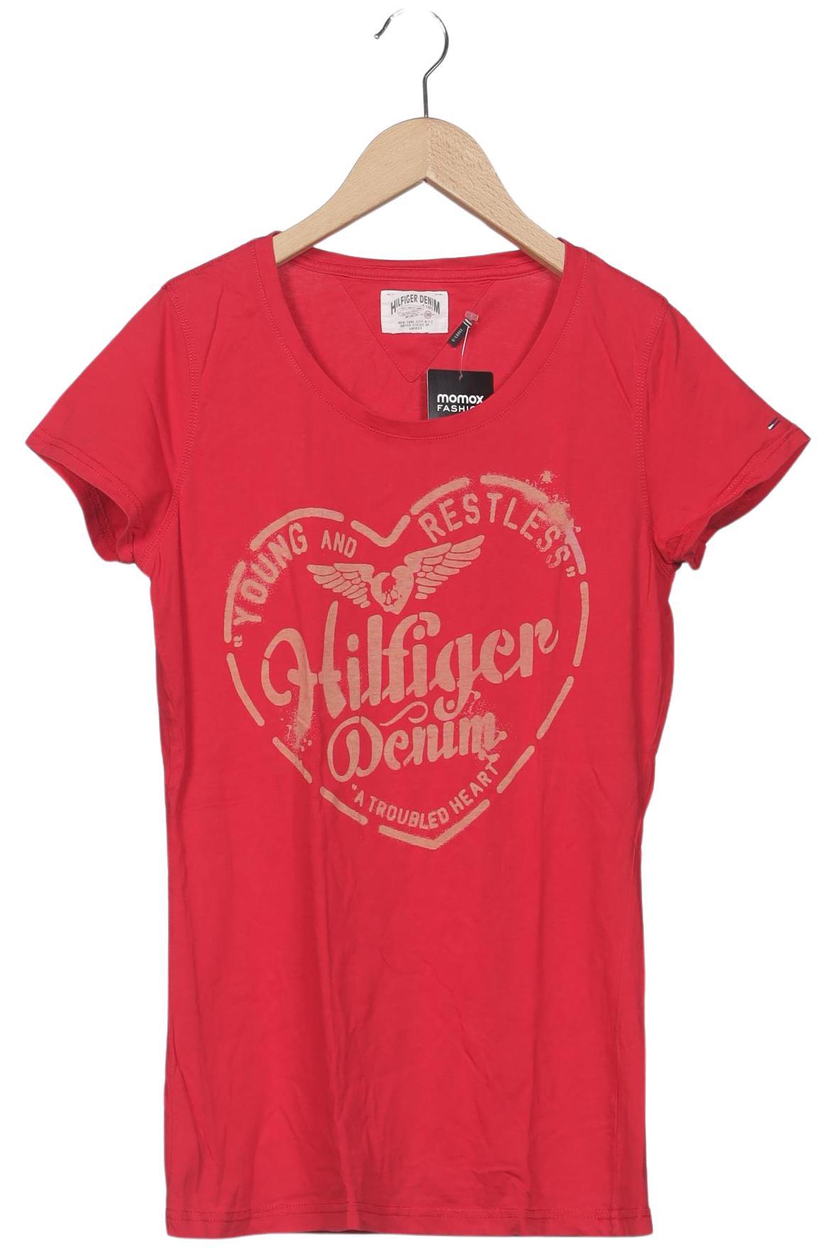 

Hilfiger Denim Damen T-Shirt, rot, Gr. 44