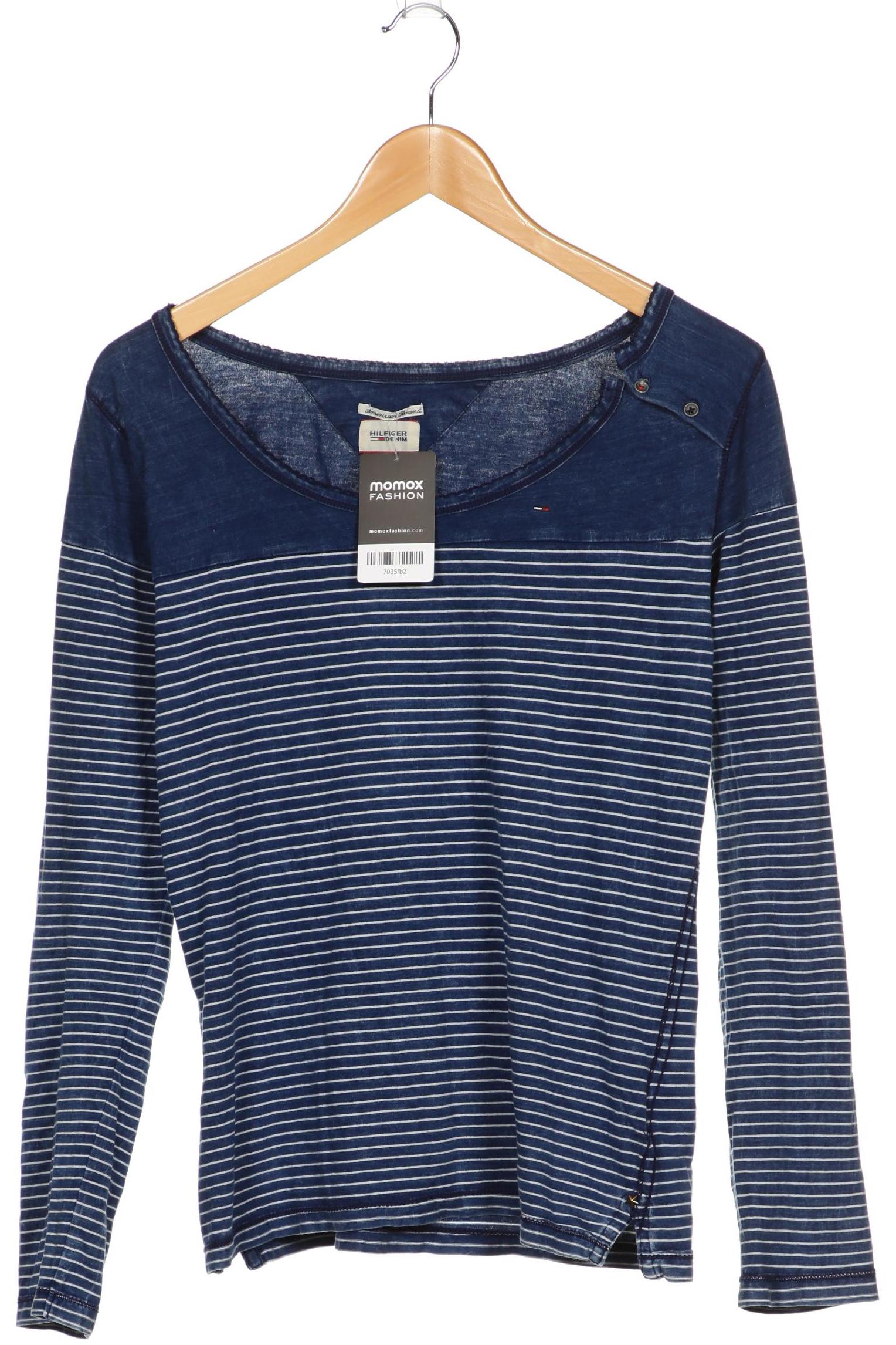 

Hilfiger Denim Damen Langarmshirt, blau, Gr. 42
