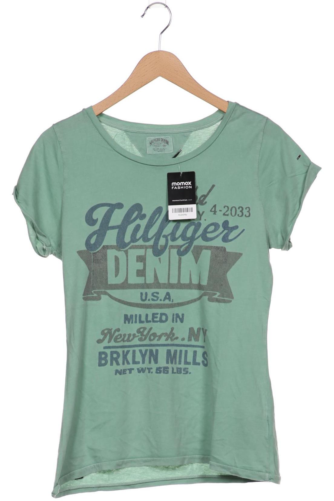 

Hilfiger Denim Damen T-Shirt, grün, Gr. 38