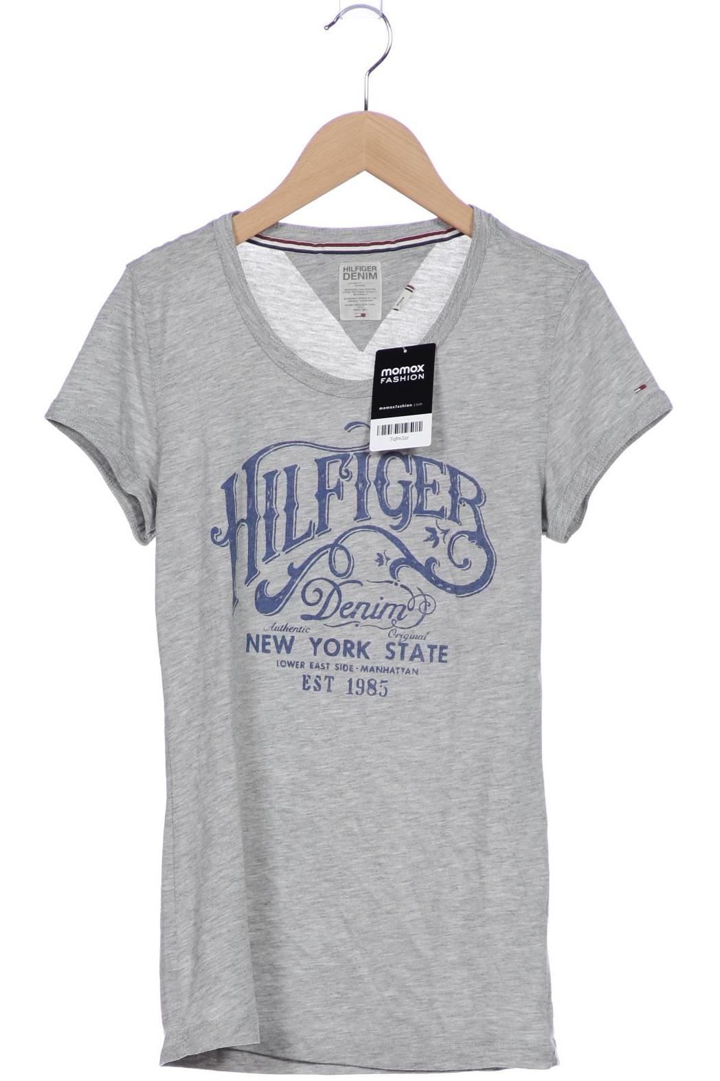 

Hilfiger Denim Damen T-Shirt, grau, Gr. 38