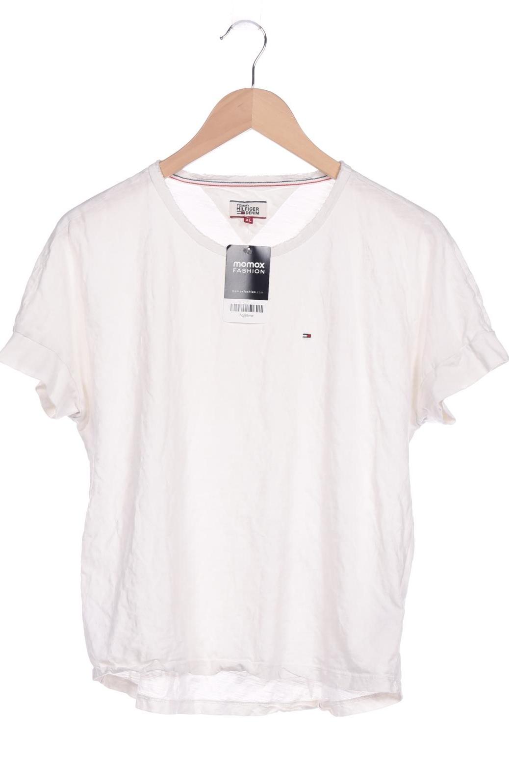 

Hilfiger Denim Damen T-Shirt, cremeweiß, Gr. 44