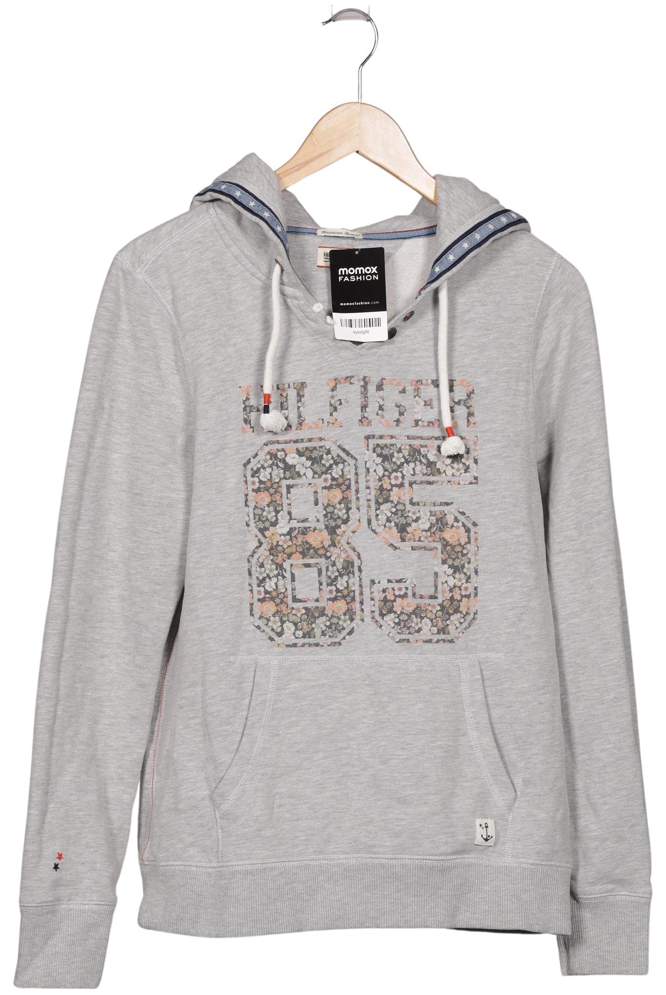 

Hilfiger Denim Damen Kapuzenpullover, grau, Gr. 42