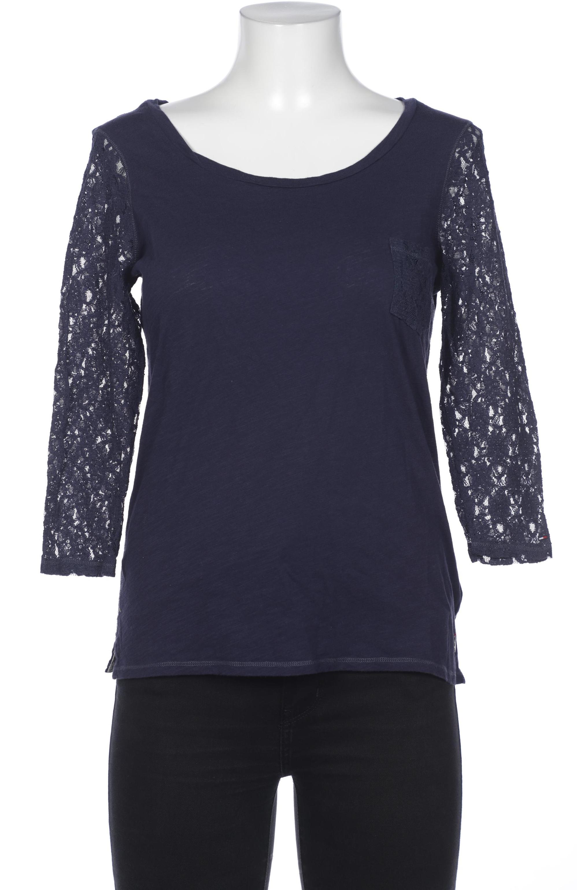 

HILFIGER DENIM Damen Langarmshirt, marineblau