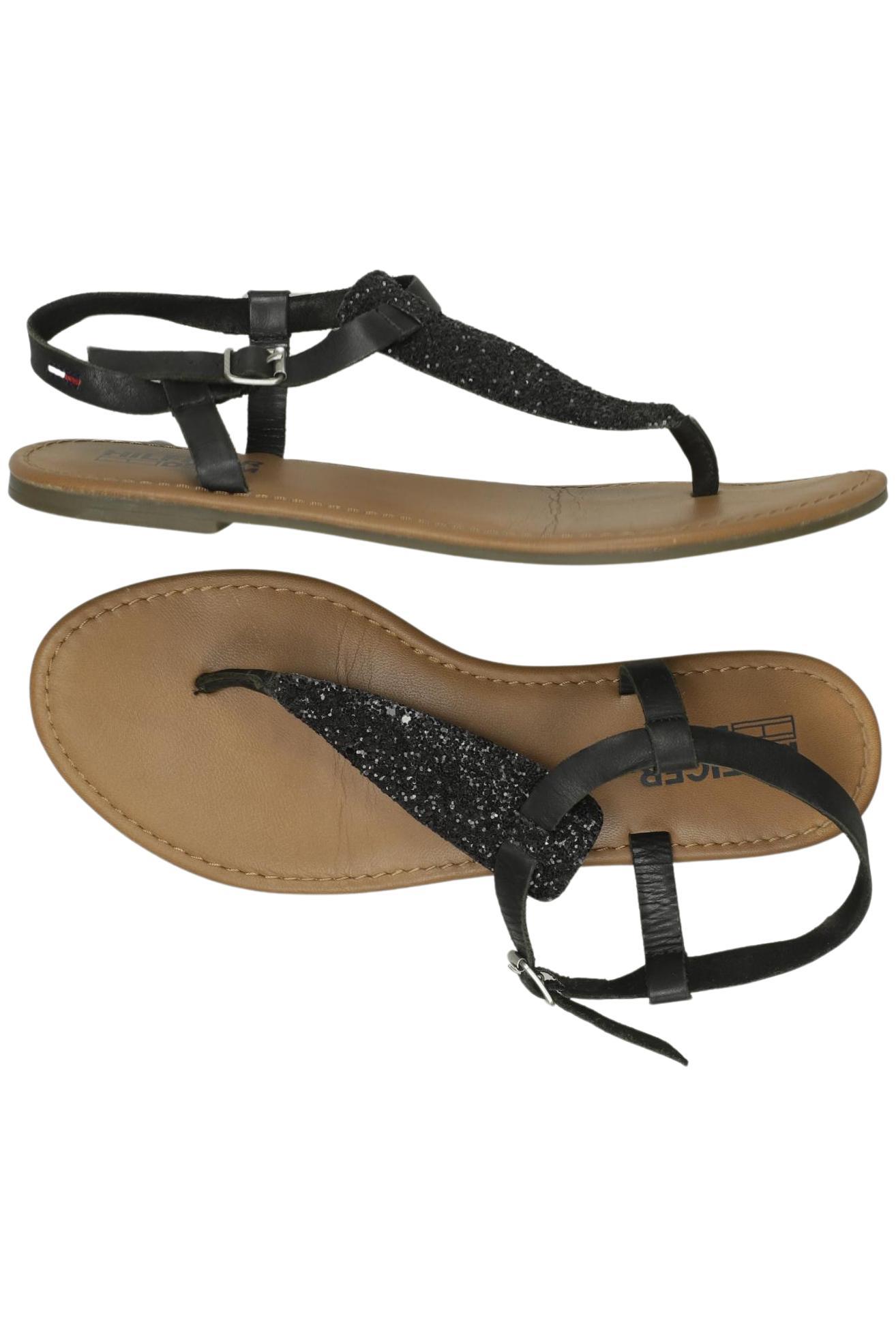 

Hilfiger Denim Damen Sandale, schwarz, Gr. 40